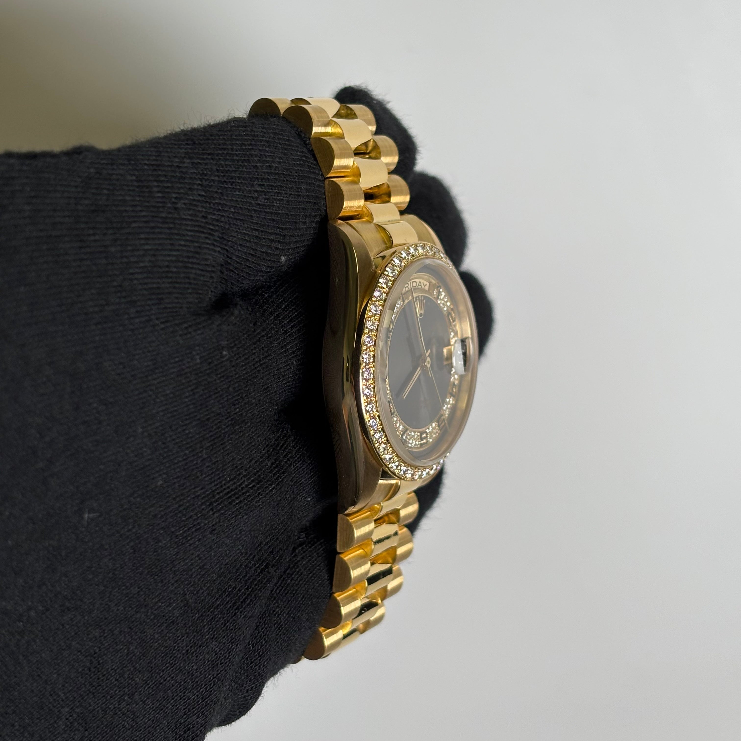 Rolex Day-Date 36mm Grey Dial Watch Ref# 18138 - Happy Jewelers Fine Jewelry Lifetime Warranty