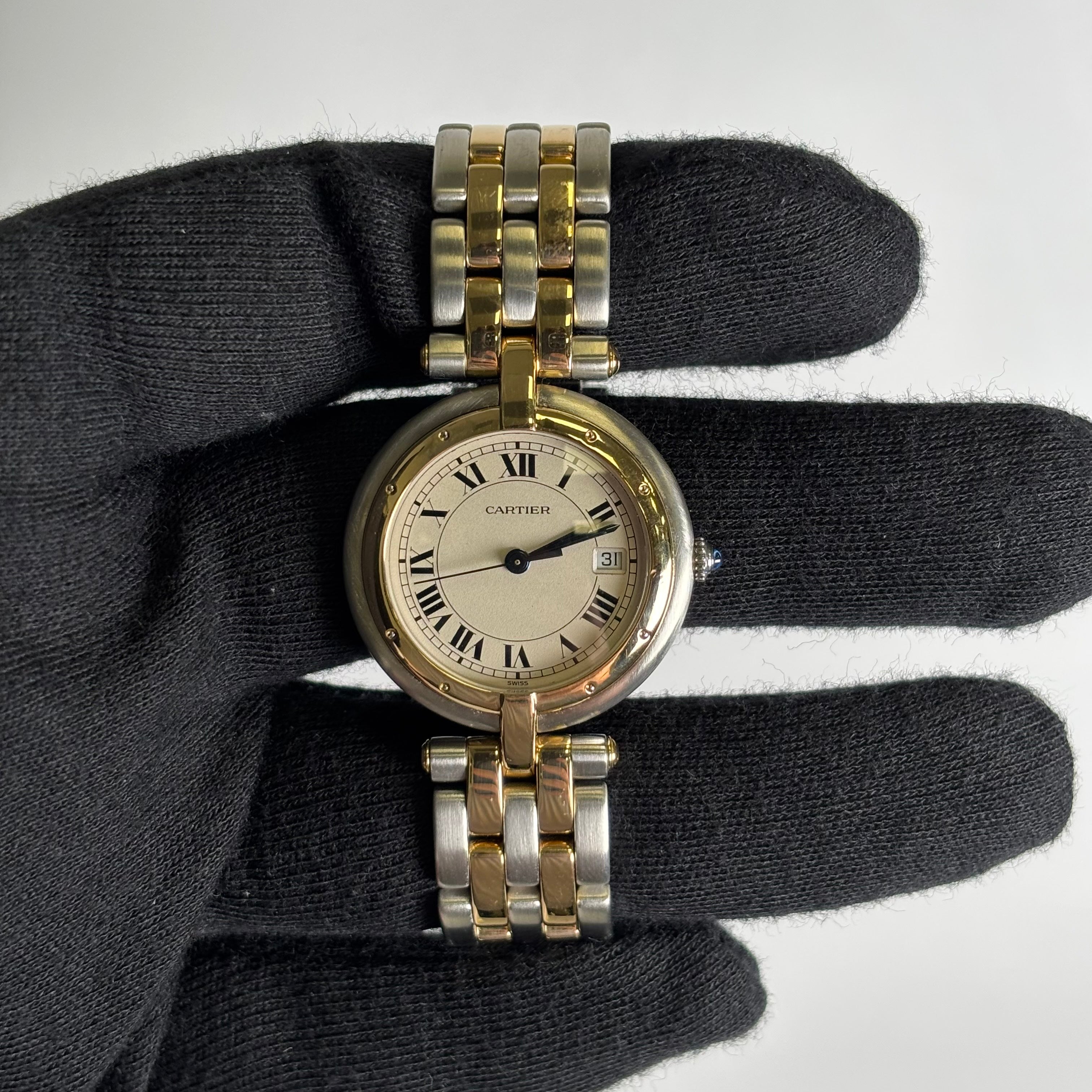 Cartier Panthere 30mm Ivory Dial Watch Ref# 83084242 - Happy Jewelers Fine Jewelry Lifetime Warranty