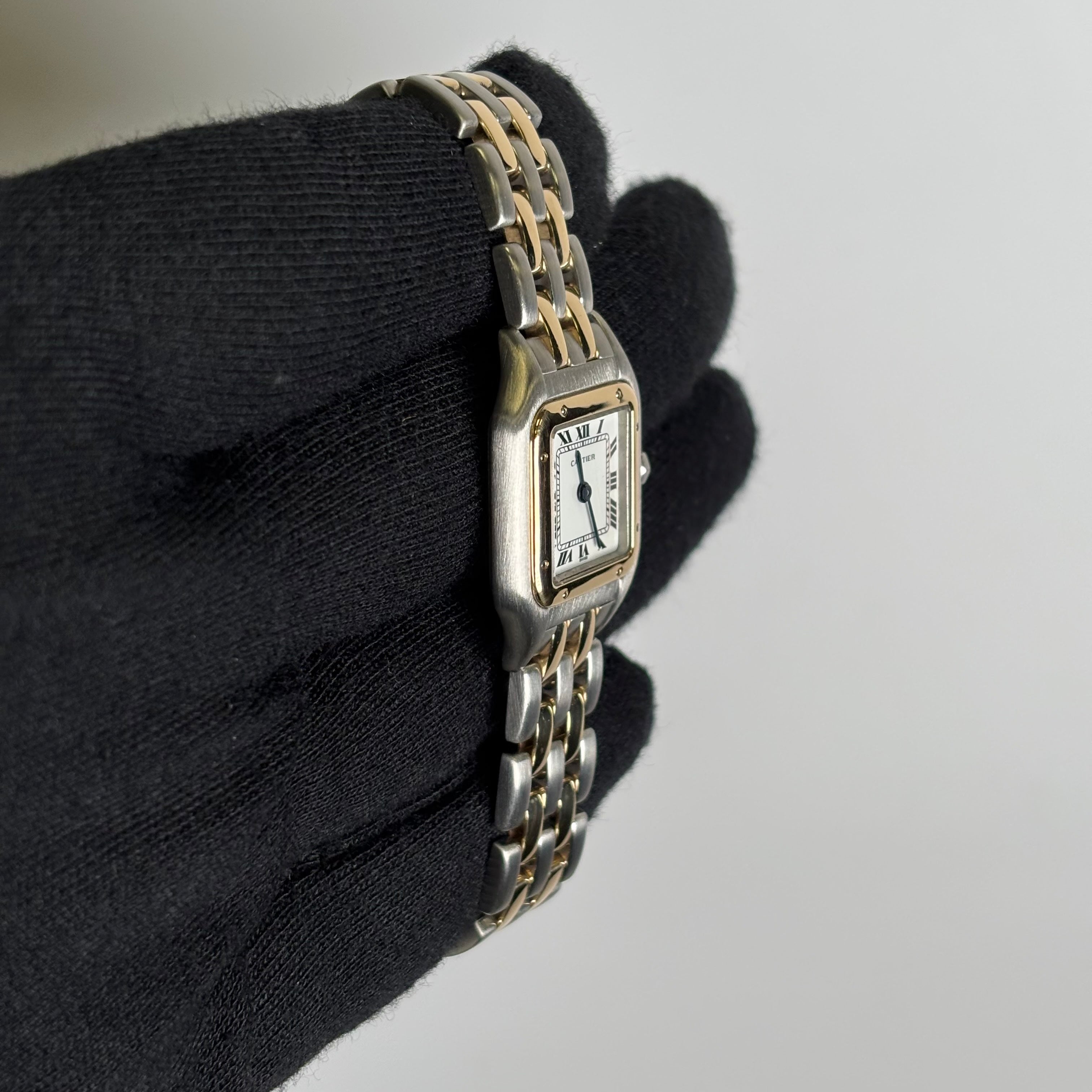 Cartier Panthere 22mm Ivory Roman Dial Watch Ref# W25029B6 - Happy Jewelers Fine Jewelry Lifetime Warranty