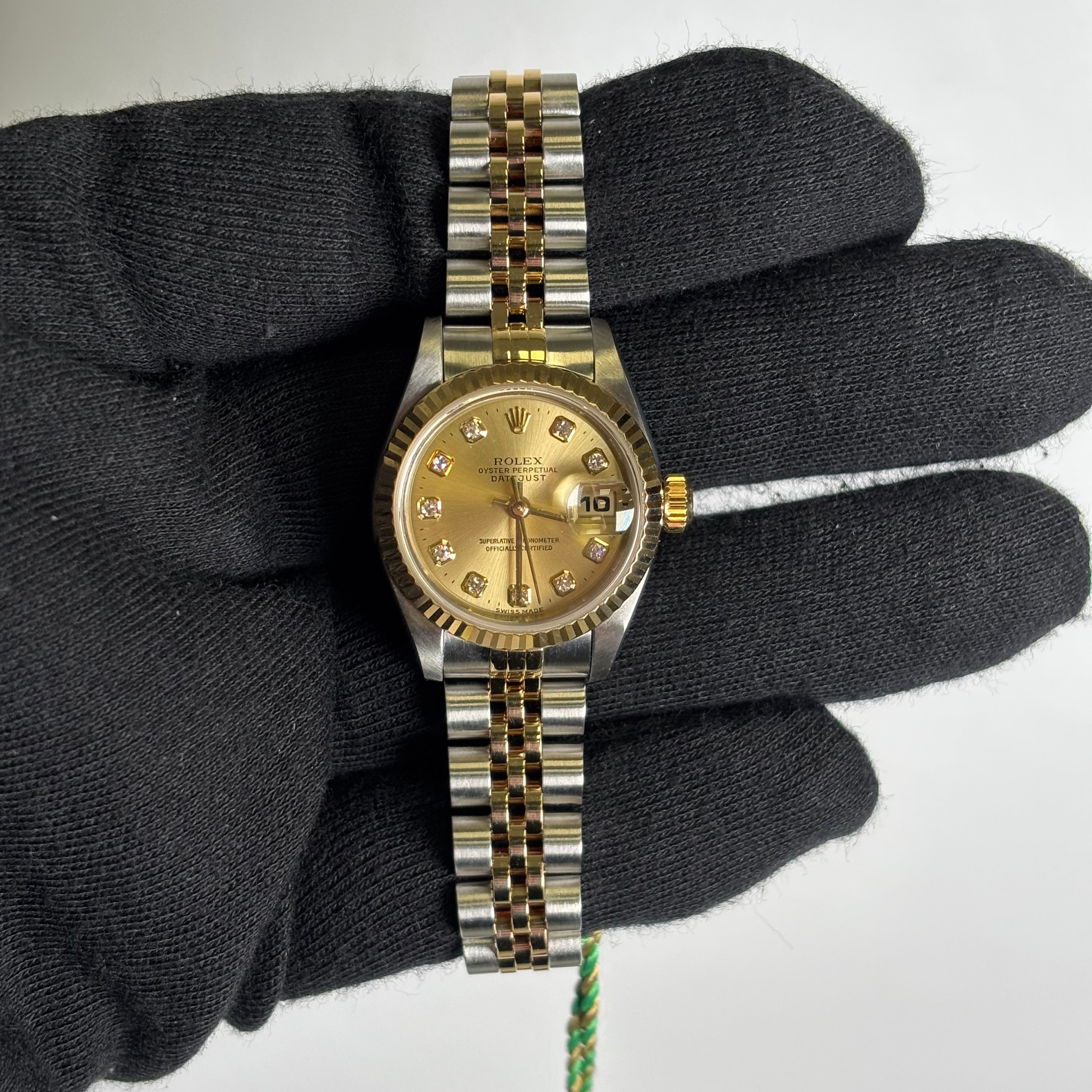 Rolex Datejust 26mm Champagne Dial Watch Ref# 69173 - Happy Jewelers Fine Jewelry Lifetime Warranty