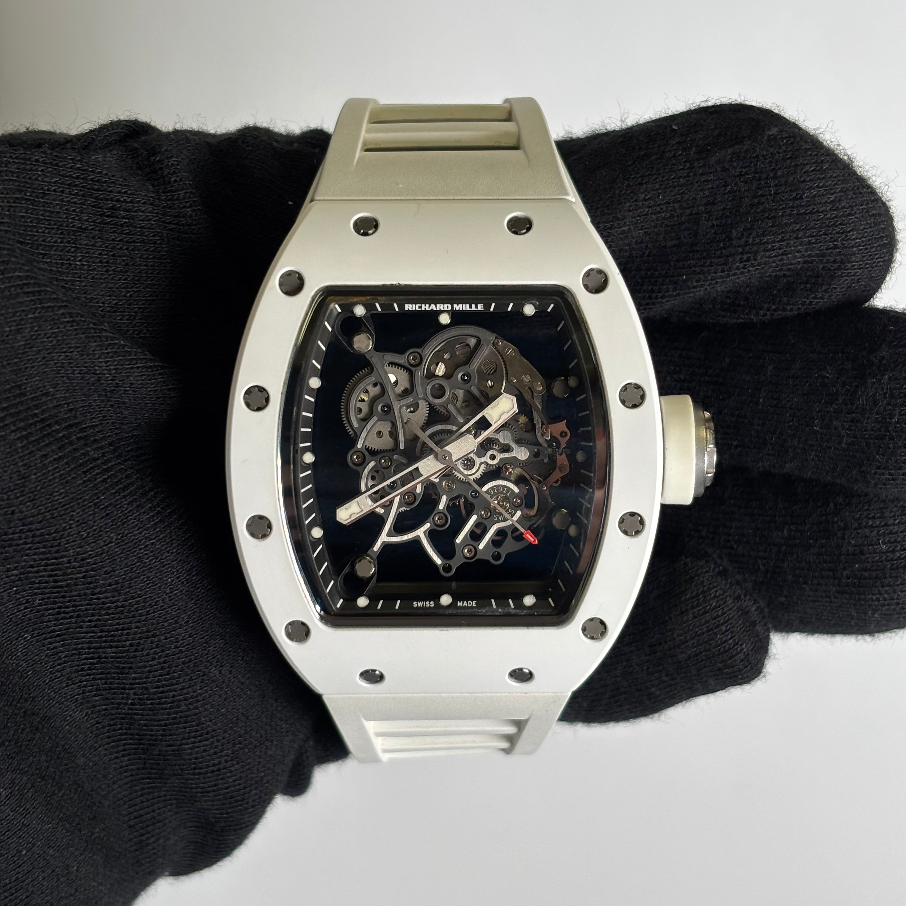 Richard Mille RM055 42mm Skeleton Dial Watch Ref# RM055 - Happy Jewelers Fine Jewelry Lifetime Warranty