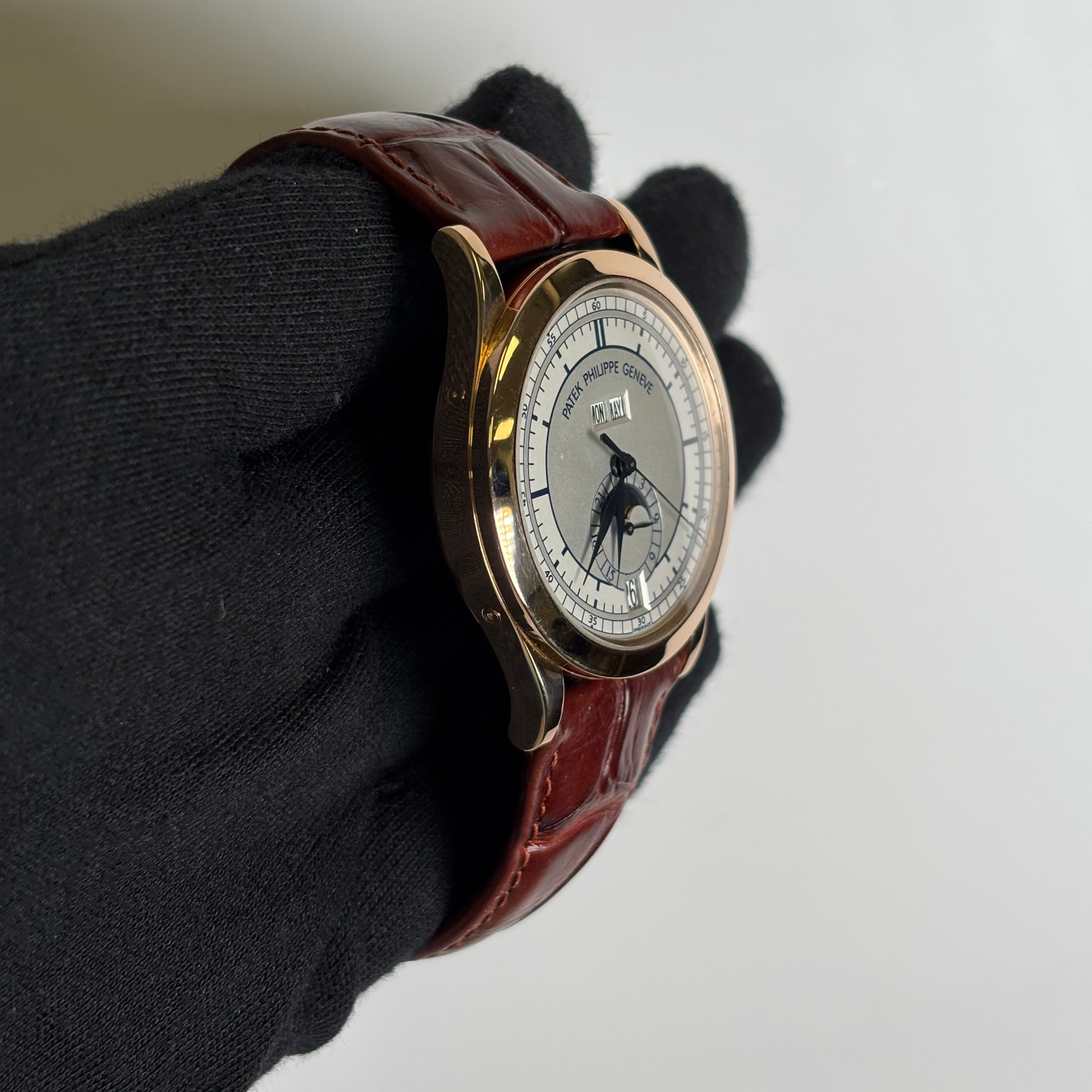 Patek Philippe Annual Calendar 39mm White Dial Watch Ref# 5396-R - Happy Jewelers Fine Jewelry Lifetime Warranty