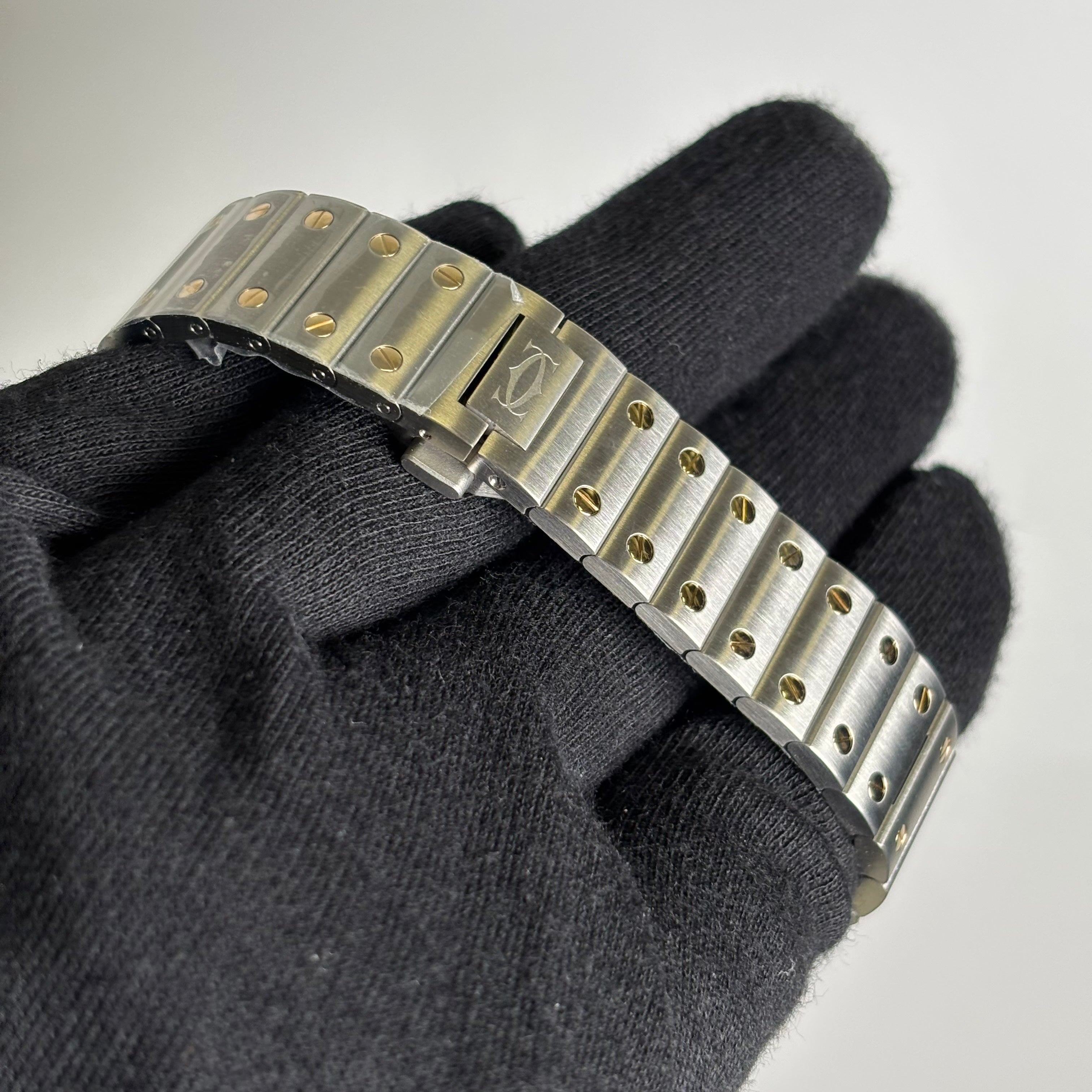 Cartier Santos 35mm White Dial Watch Ref# W2SA0016 - Happy Jewelers Fine Jewelry Lifetime Warranty