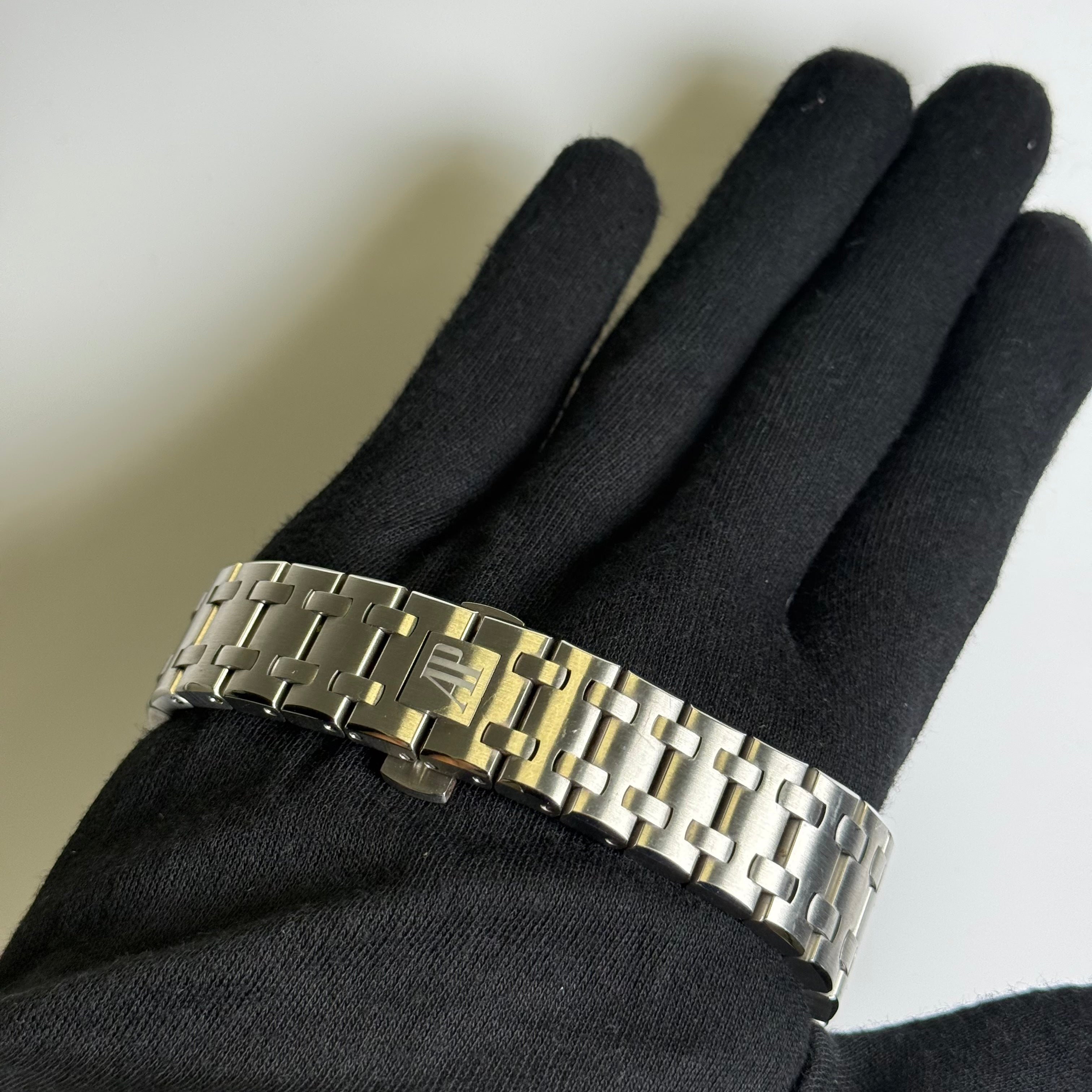 Audemars Piguet Royal Oak 42mm Blue Dial Watch Ref# 26238ST.OO.2000ST.01 - Happy Jewelers Fine Jewelry Lifetime Warranty