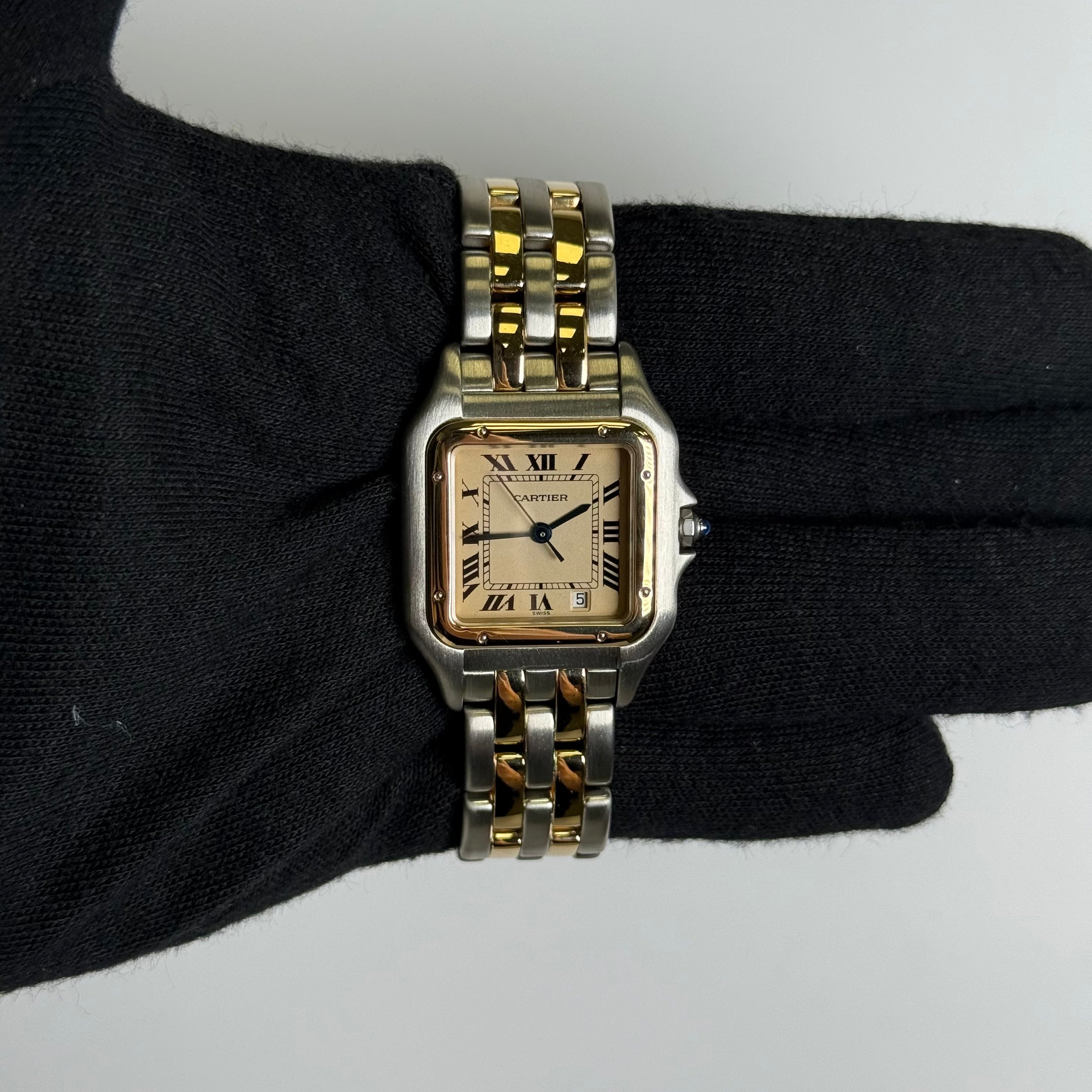 Cartier Panthere 26mm Ivory Dial Watch Ref# 83083242 - Happy Jewelers Fine Jewelry Lifetime Warranty