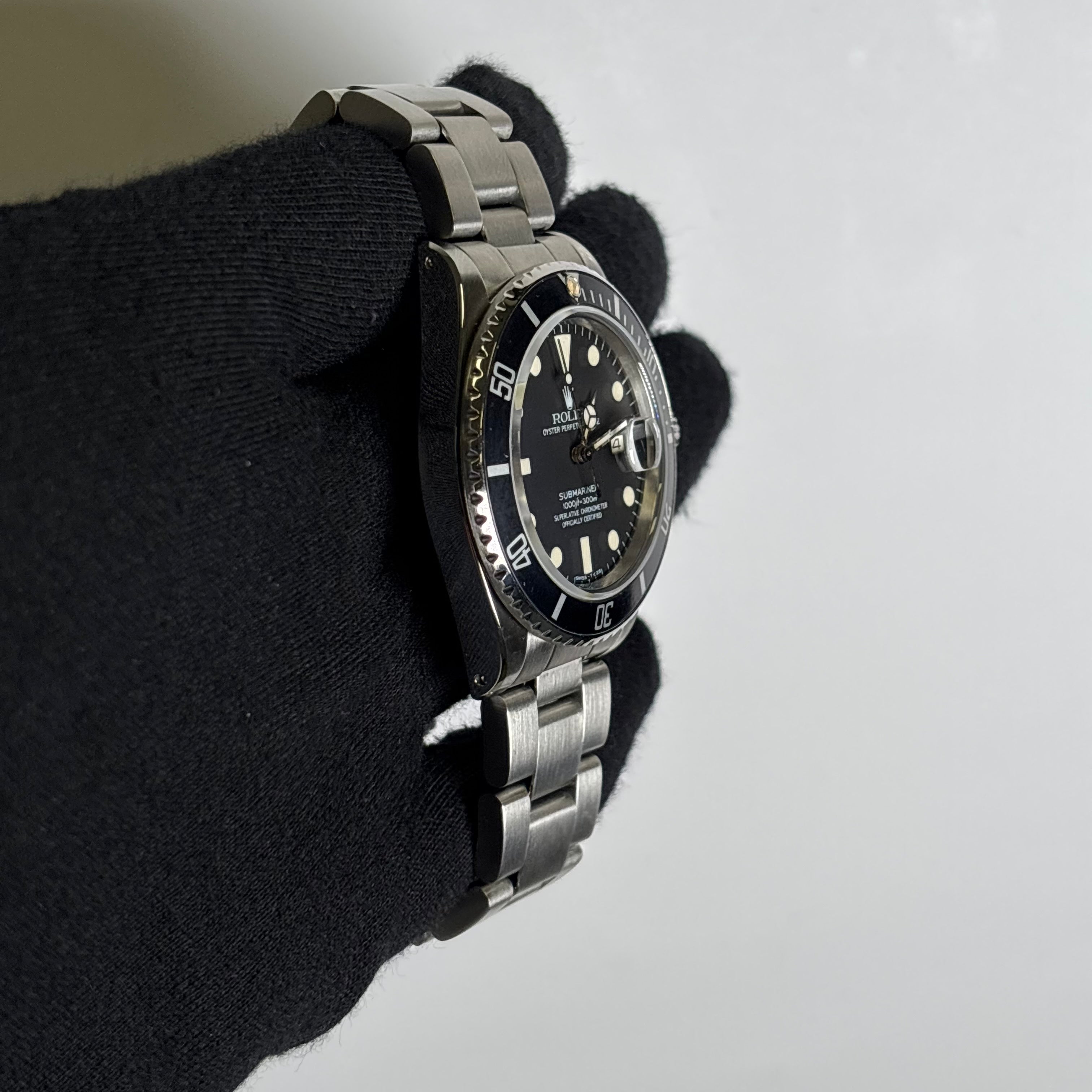 Rolex Submariner 40mm Black Dial Watch Ref# 16800 - Happy Jewelers Fine Jewelry Lifetime Warranty