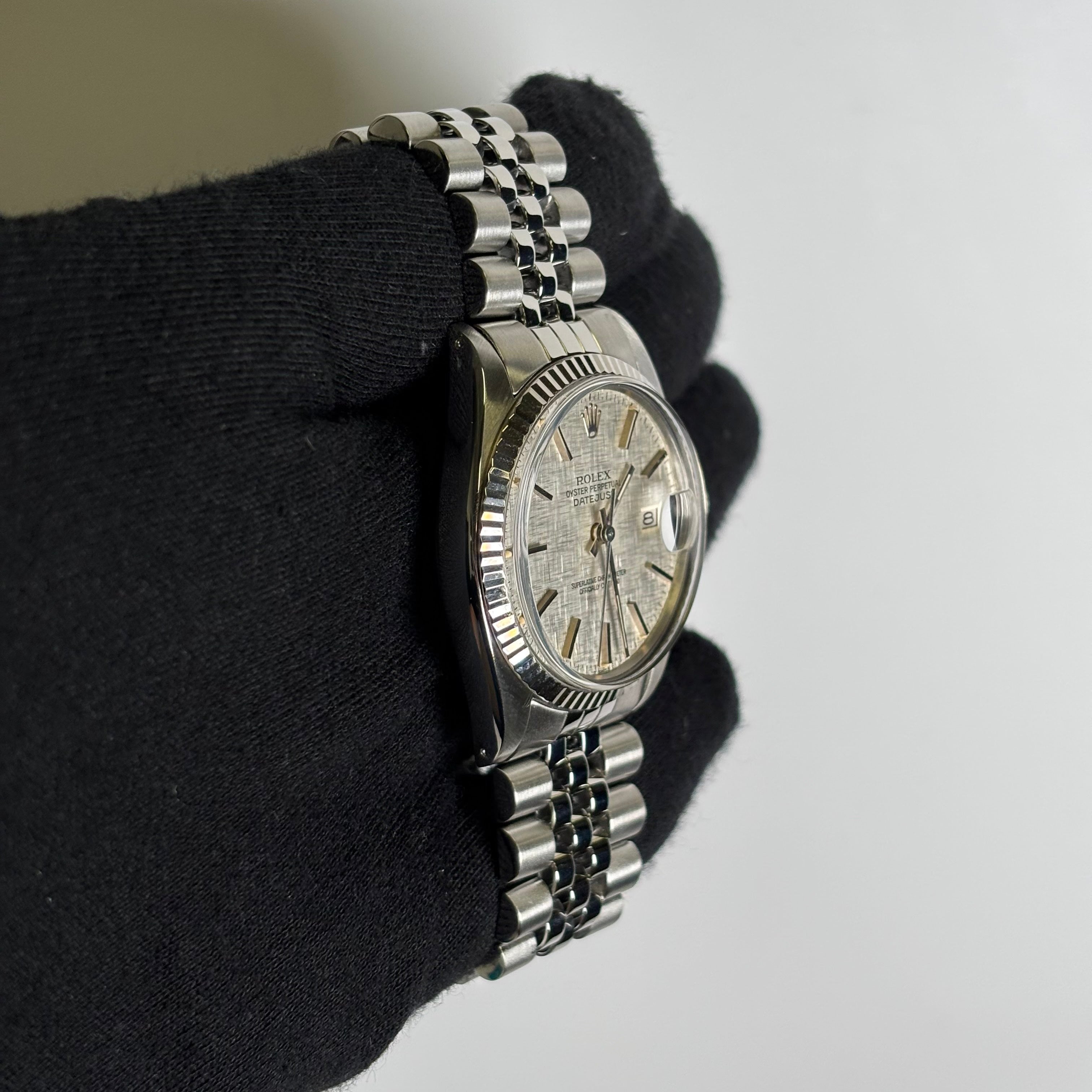 Rolex Datejust 36mm Silver Dial Watch Ref# 16014 - Happy Jewelers Fine Jewelry Lifetime Warranty