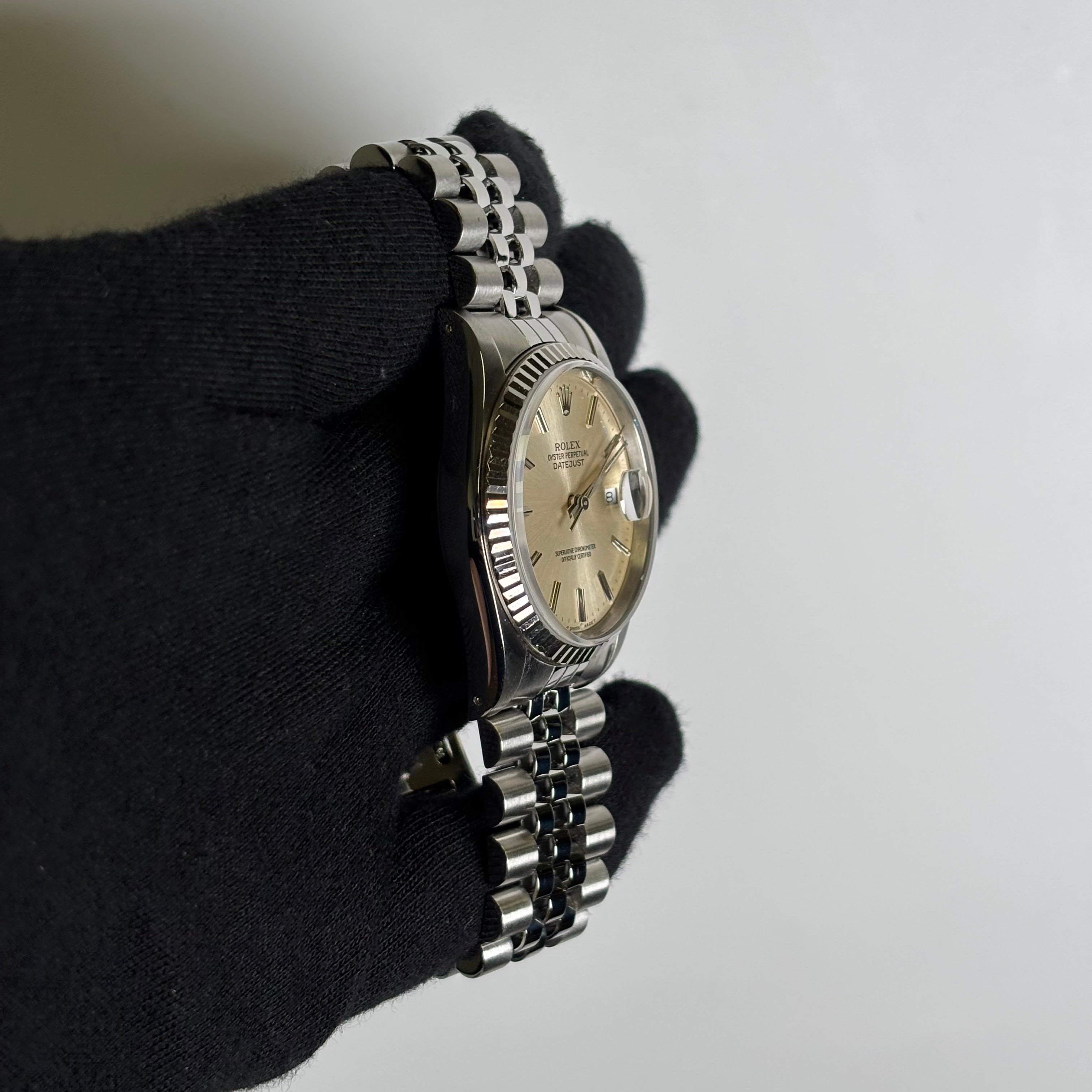 Rolex Datejust 36mm Silver Dial Watch Ref# 16234 - Happy Jewelers Fine Jewelry Lifetime Warranty