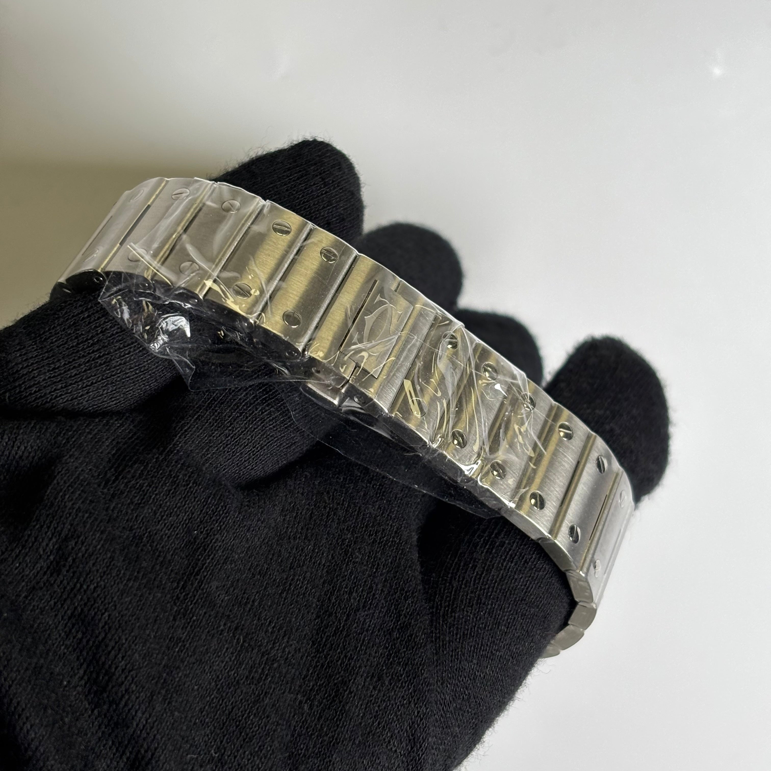 Cartier Santos 40mm Grey Dial Watch Ref# WSSA0037 - Happy Jewelers Fine Jewelry Lifetime Warranty