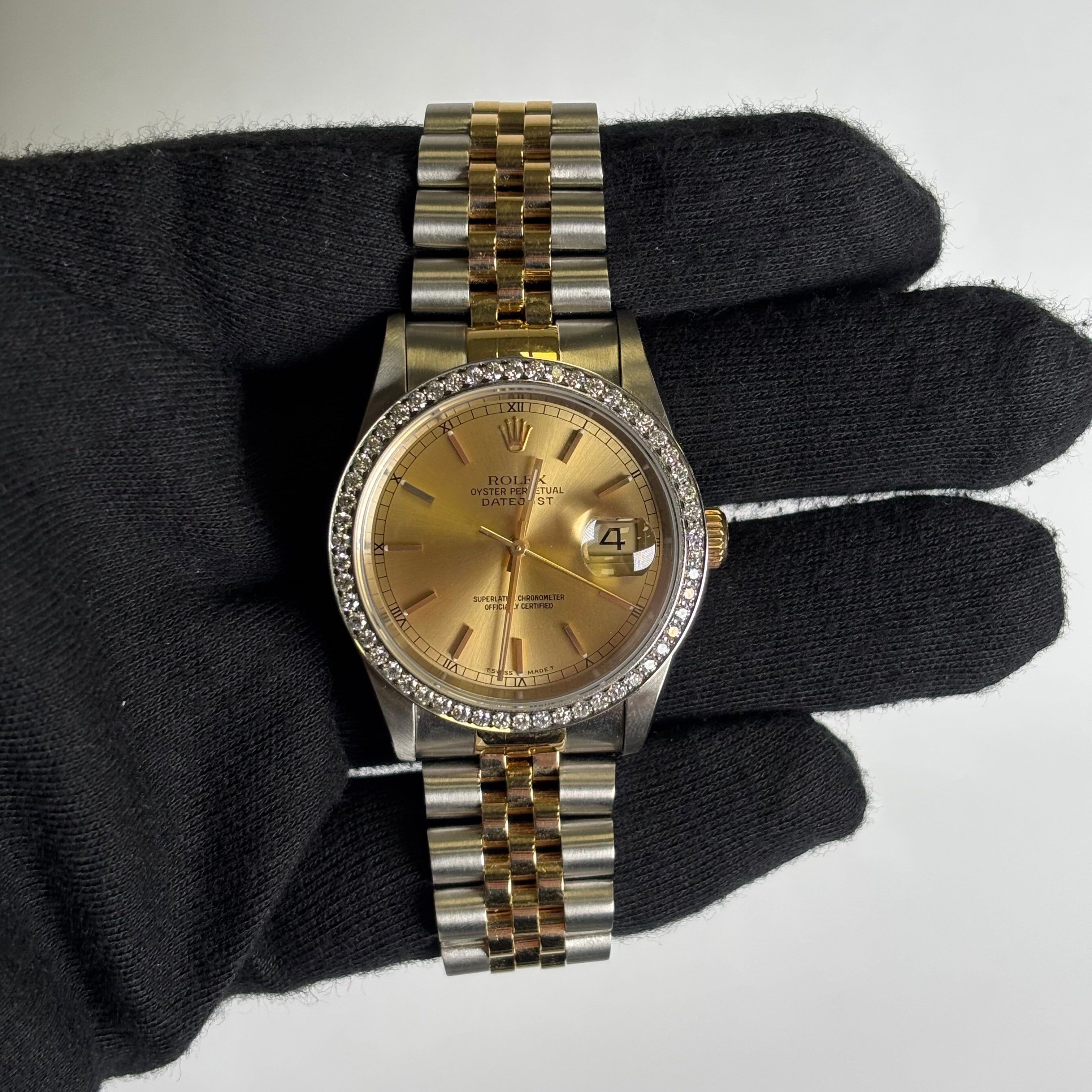 Rolex Datejust 36mm Silver Dial Watch Ref# 16233 - Happy Jewelers Fine Jewelry Lifetime Warranty