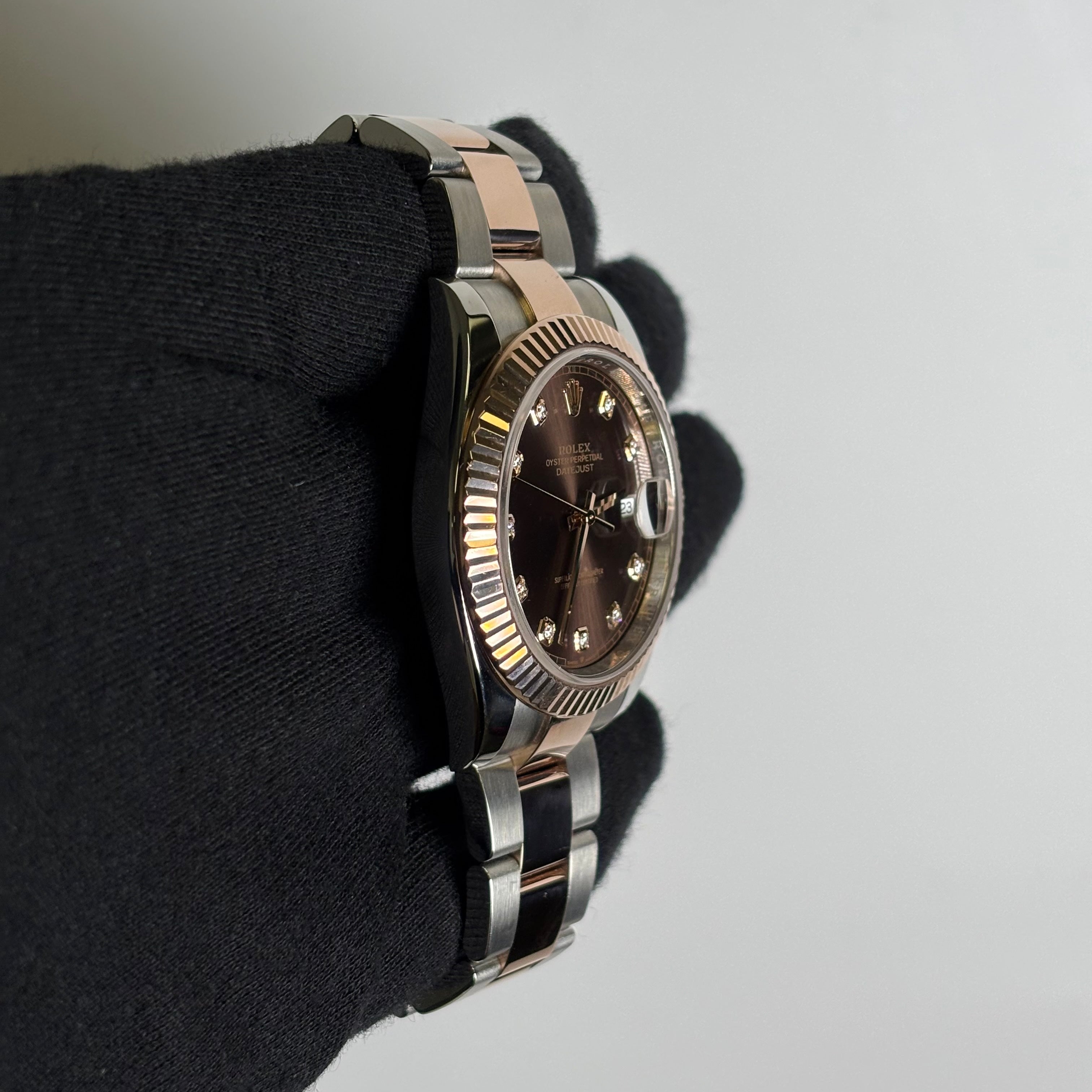 Rolex Datejust 41mm Chocolate Dial Watch Ref# 126331 - Happy Jewelers Fine Jewelry Lifetime Warranty