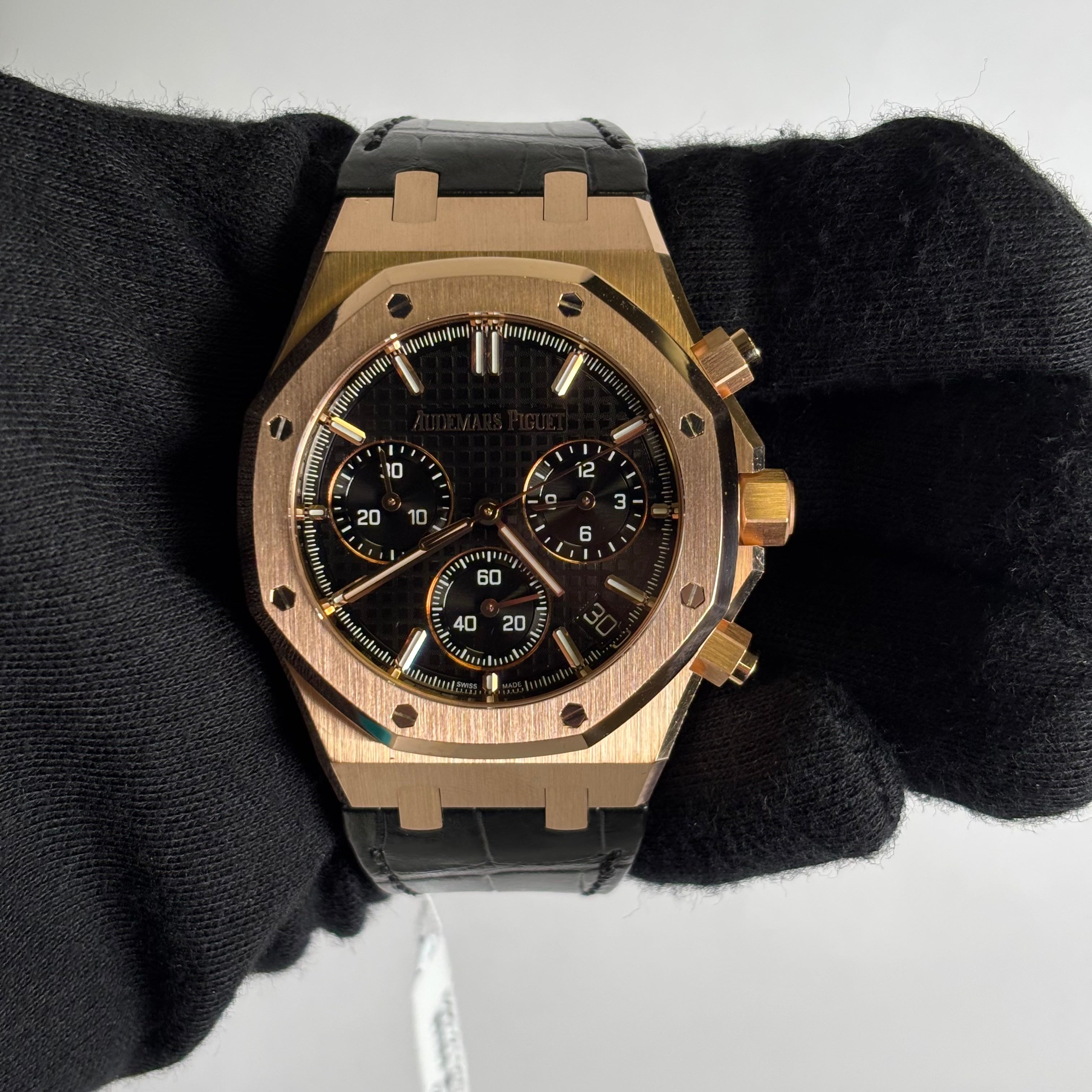 Audemars Piguet Royal Oak 41mm Black Dial Watch Ref# 26240OR.OO.D002CR.02 - Happy Jewelers Fine Jewelry Lifetime Warranty
