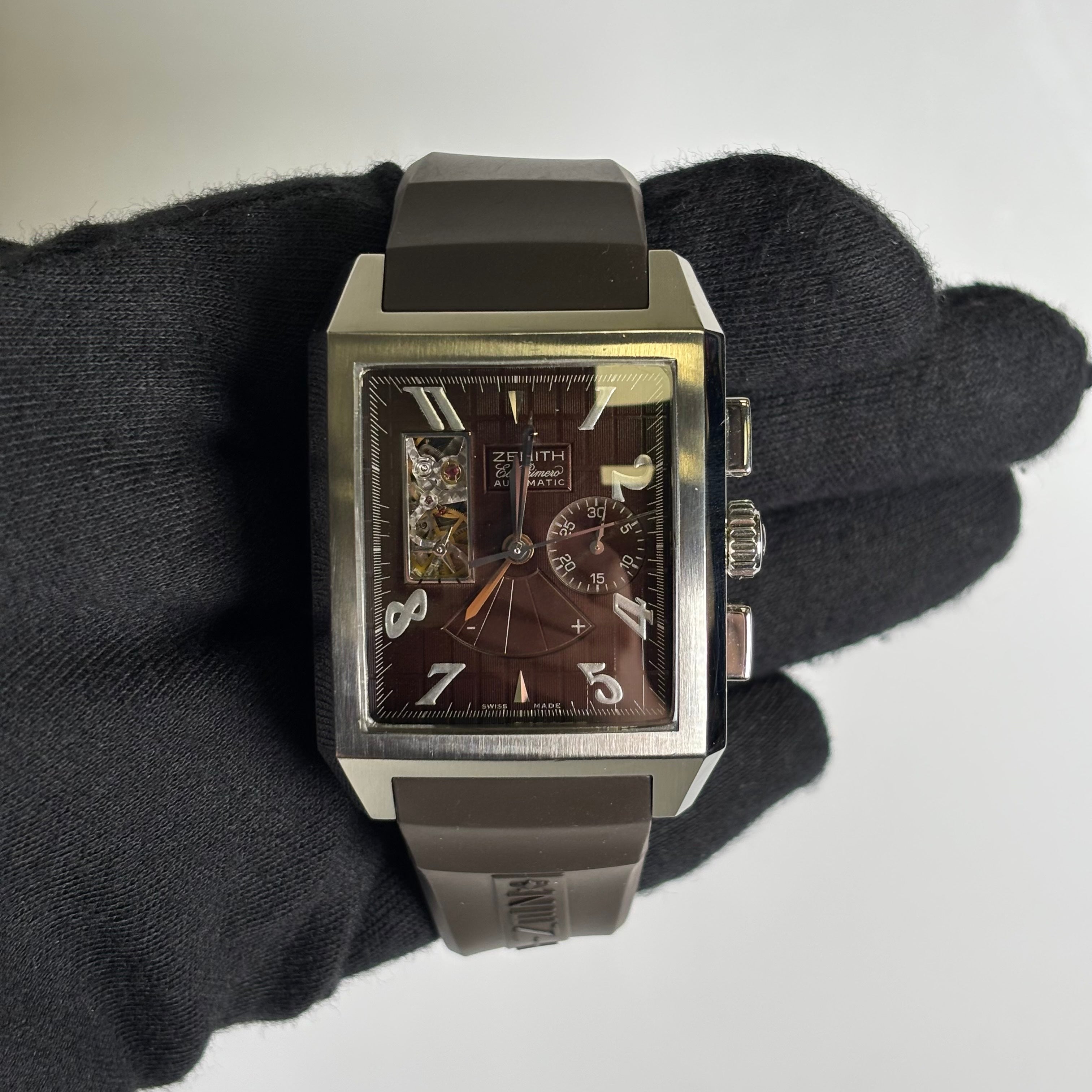 Zenith Port 34mm Black Dial Watch Ref# 03.0540.4021 - Happy Jewelers Fine Jewelry Lifetime Warranty