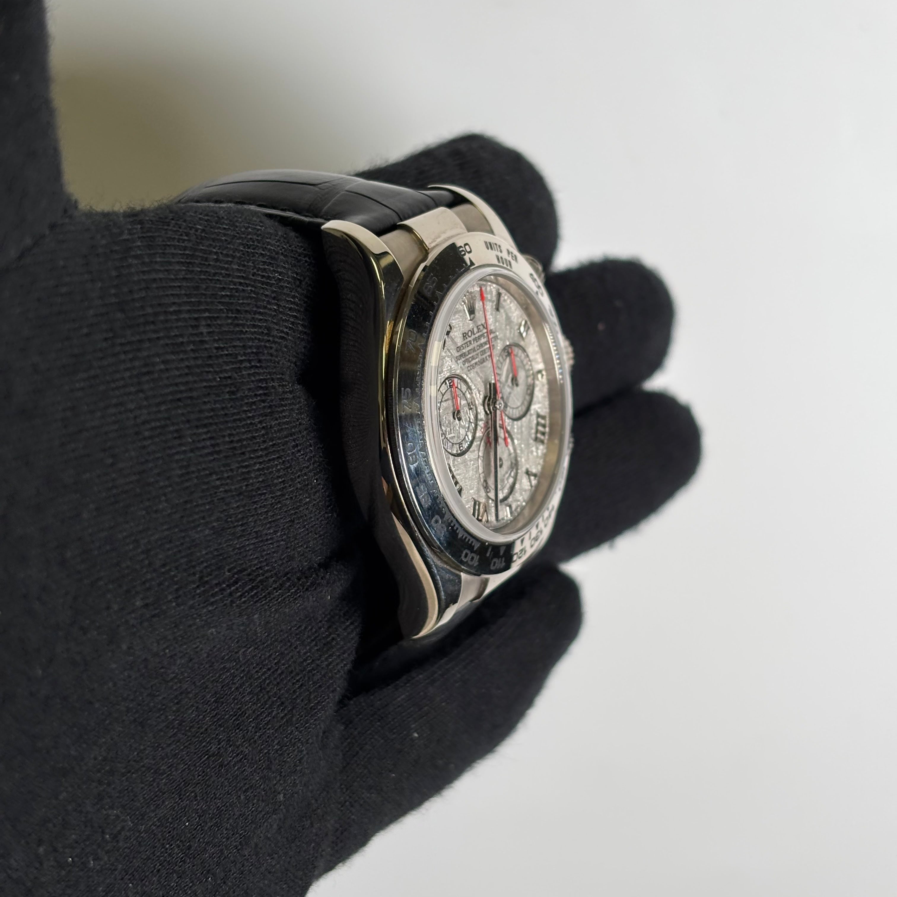 Rolex Daytona 40mm Meteorite Dial Watch Ref# 116519 - Happy Jewelers Fine Jewelry Lifetime Warranty