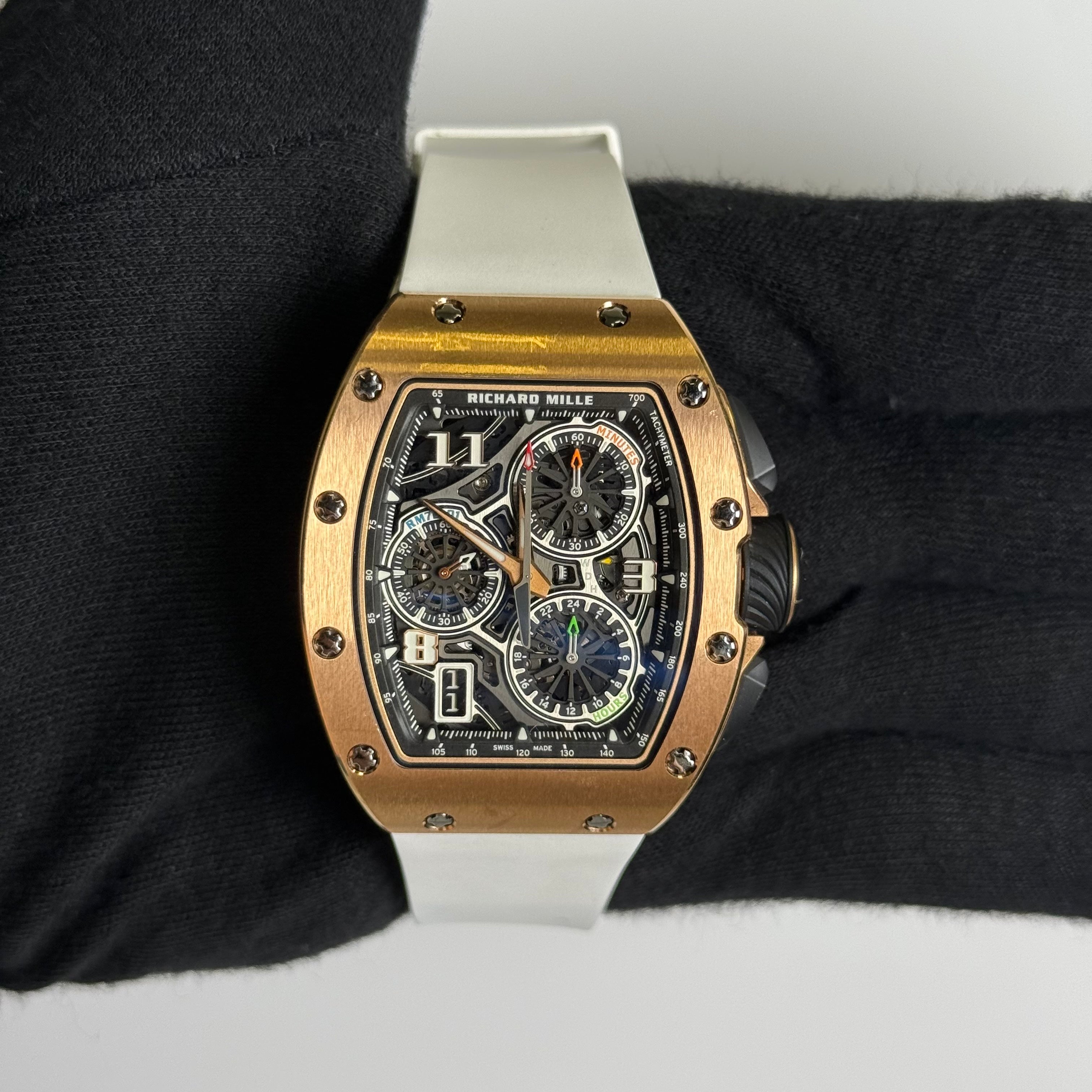 Richard Mille RM72-01 40mm Openwork Dial Watch Ref# RM72-01 - Happy Jewelers Fine Jewelry Lifetime Warranty