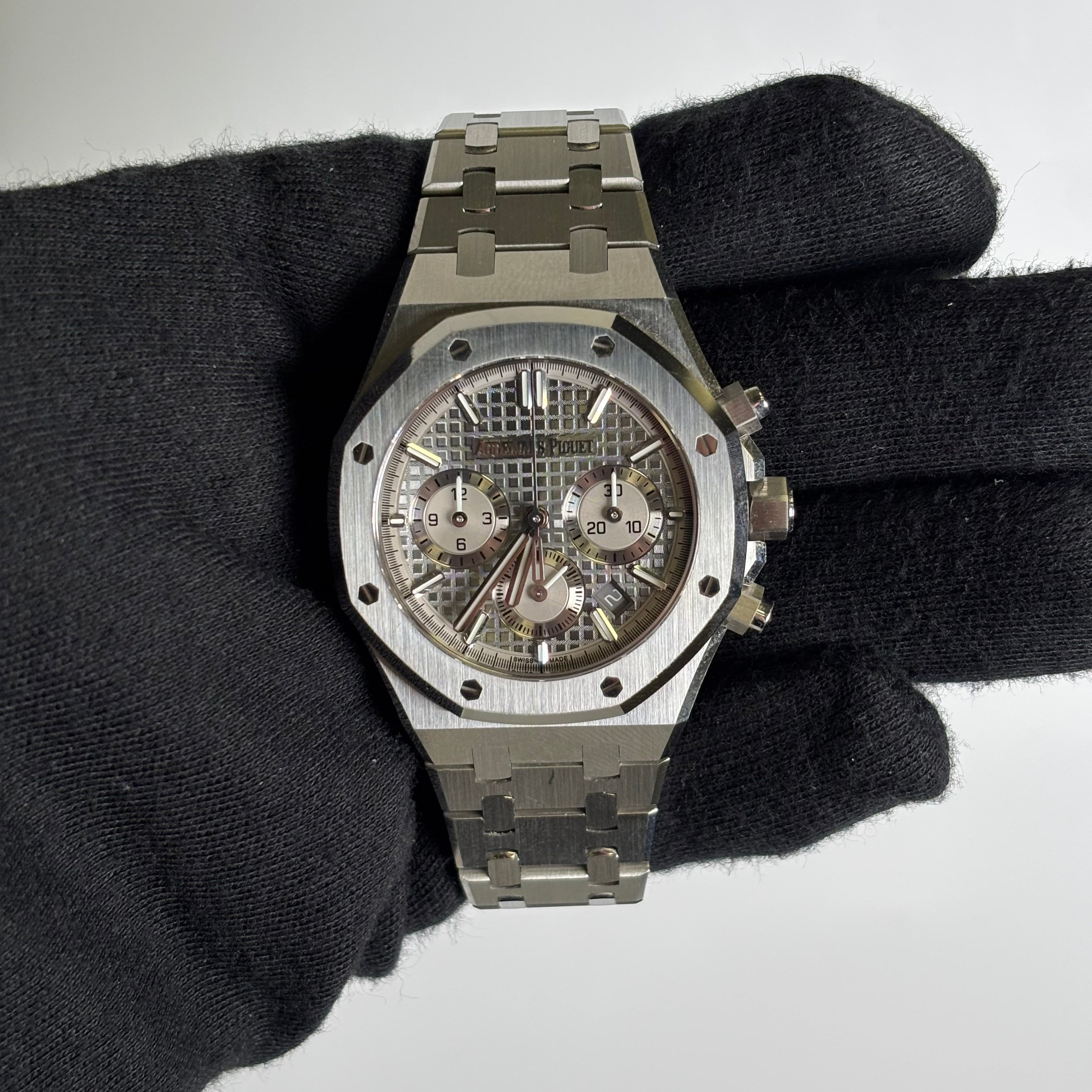 Audemars Piguet Royal Oak Grey Dial Watch Ref# 26715ST.OO.1356ST.02 - Happy Jewelers Fine Jewelry Lifetime Warranty