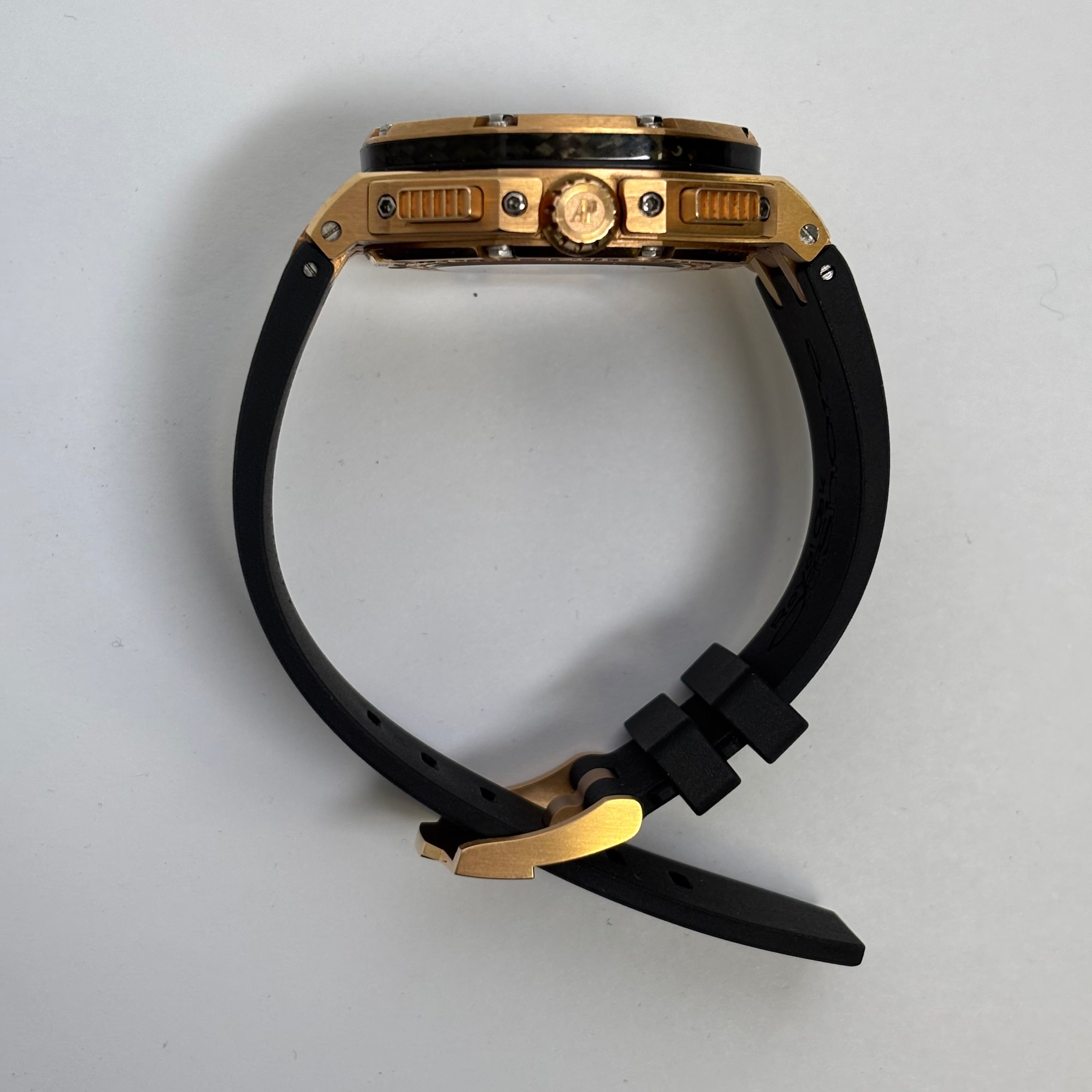 Audemars Piguet Royal Oak 42mm Black Dial Watch Ref# 26030RO.OO.D001IN.01 - Happy Jewelers Fine Jewelry Lifetime Warranty