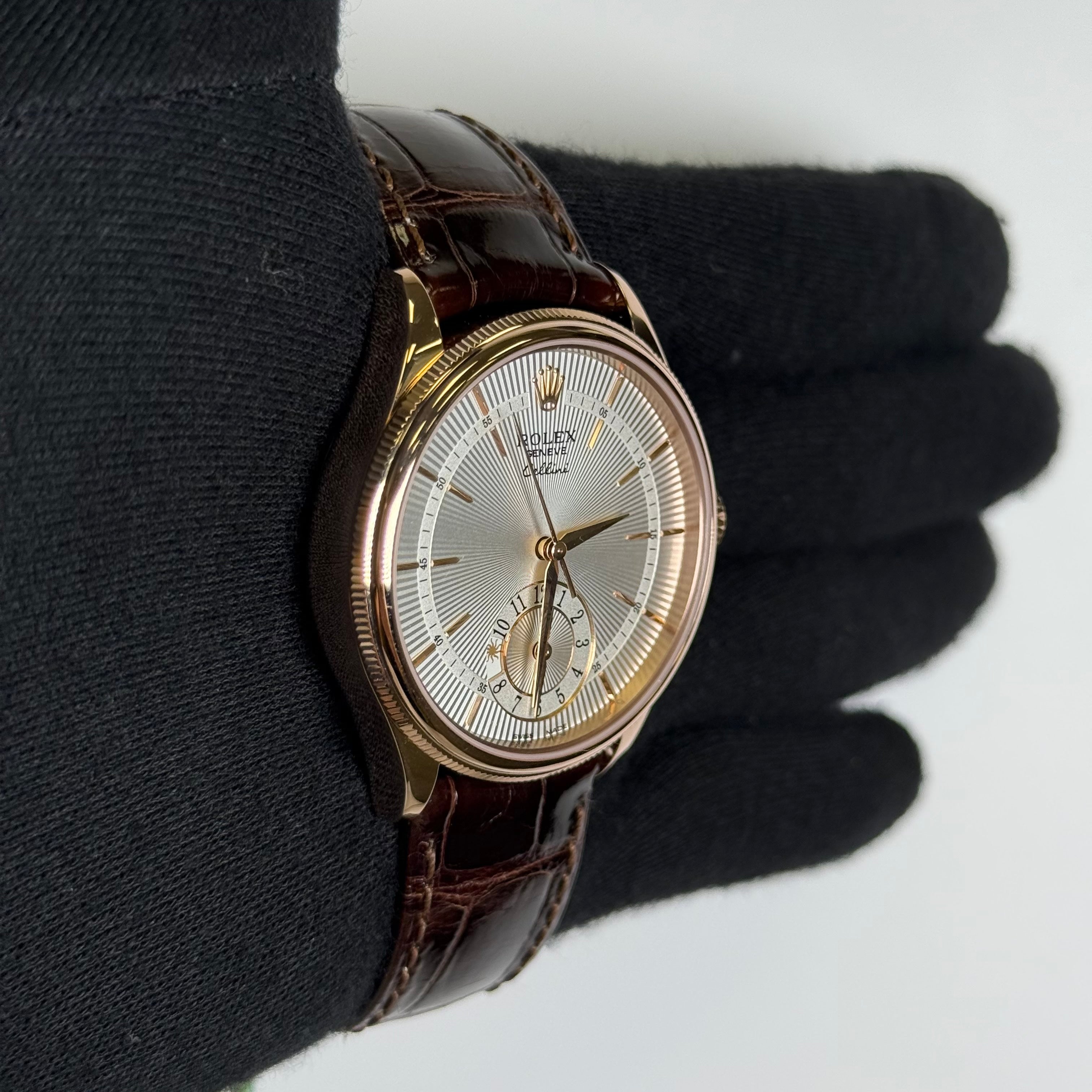 Rolex Cellini 39mm Silver Dial Watch Ref# 50525 - Happy Jewelers Fine Jewelry Lifetime Warranty