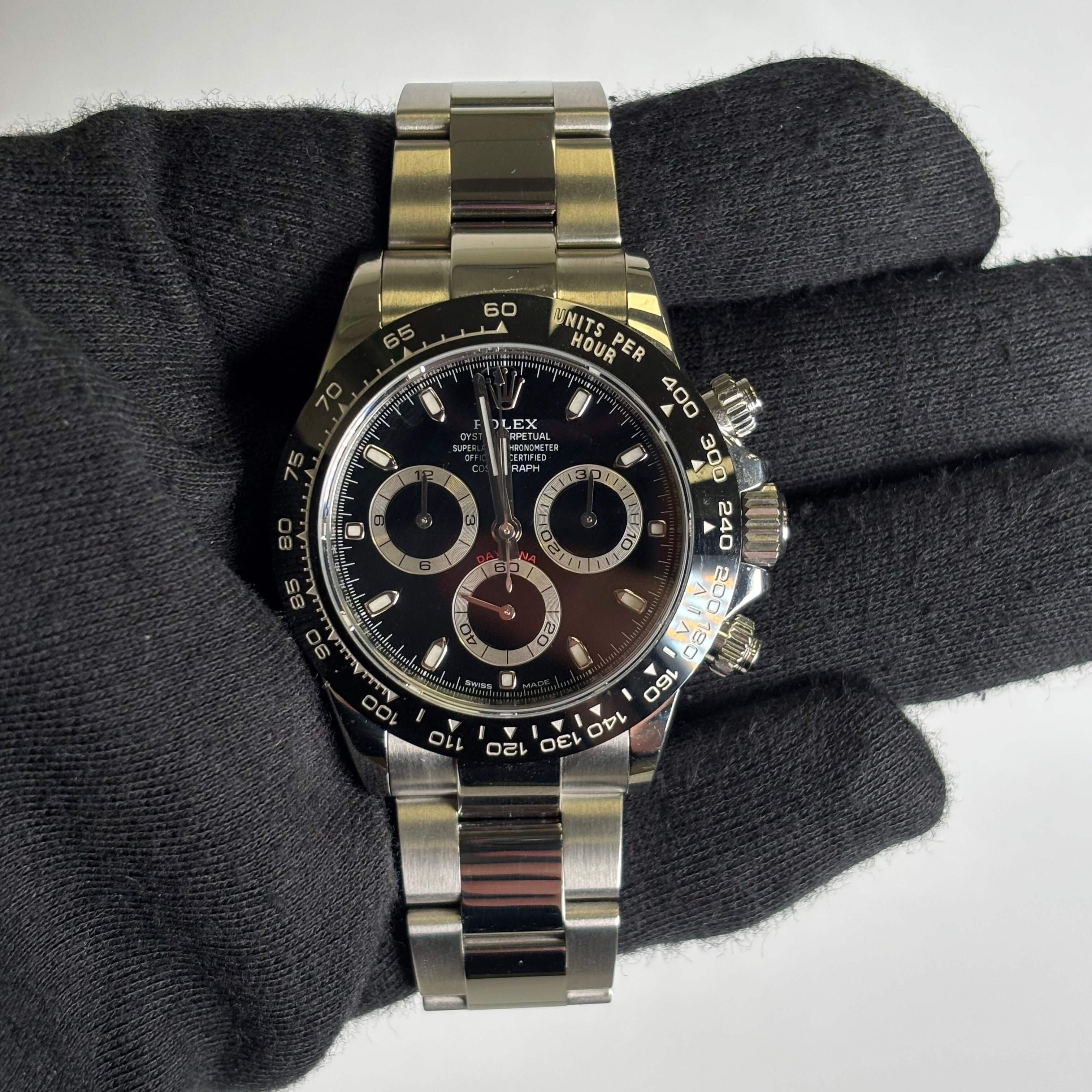 Rolex Daytona 40mm Black Dial Watch Ref# 116500LN - Happy Jewelers Fine Jewelry Lifetime Warranty