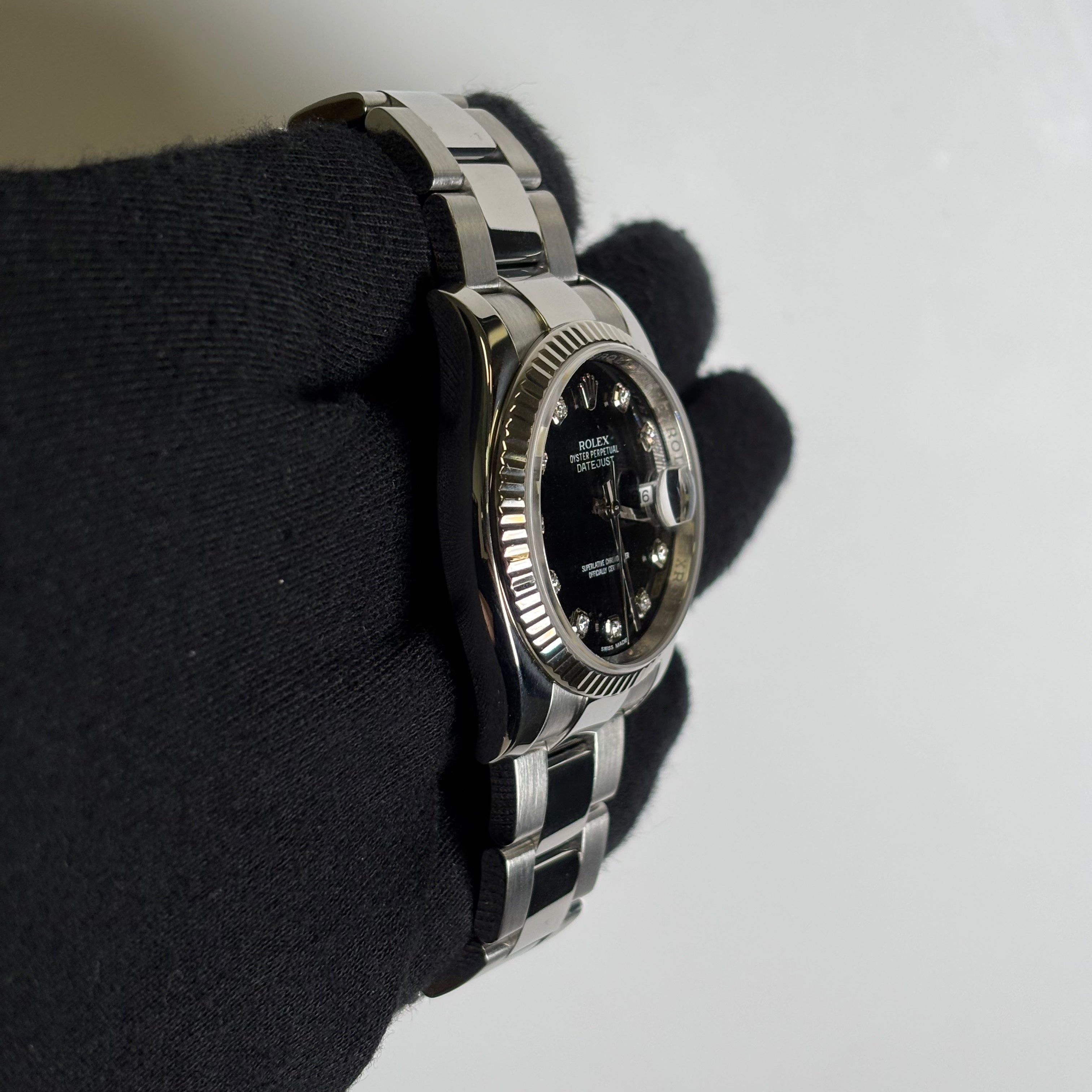 Rolex Datejust 36mm Black Dial Watch Ref# 116234 - Happy Jewelers Fine Jewelry Lifetime Warranty