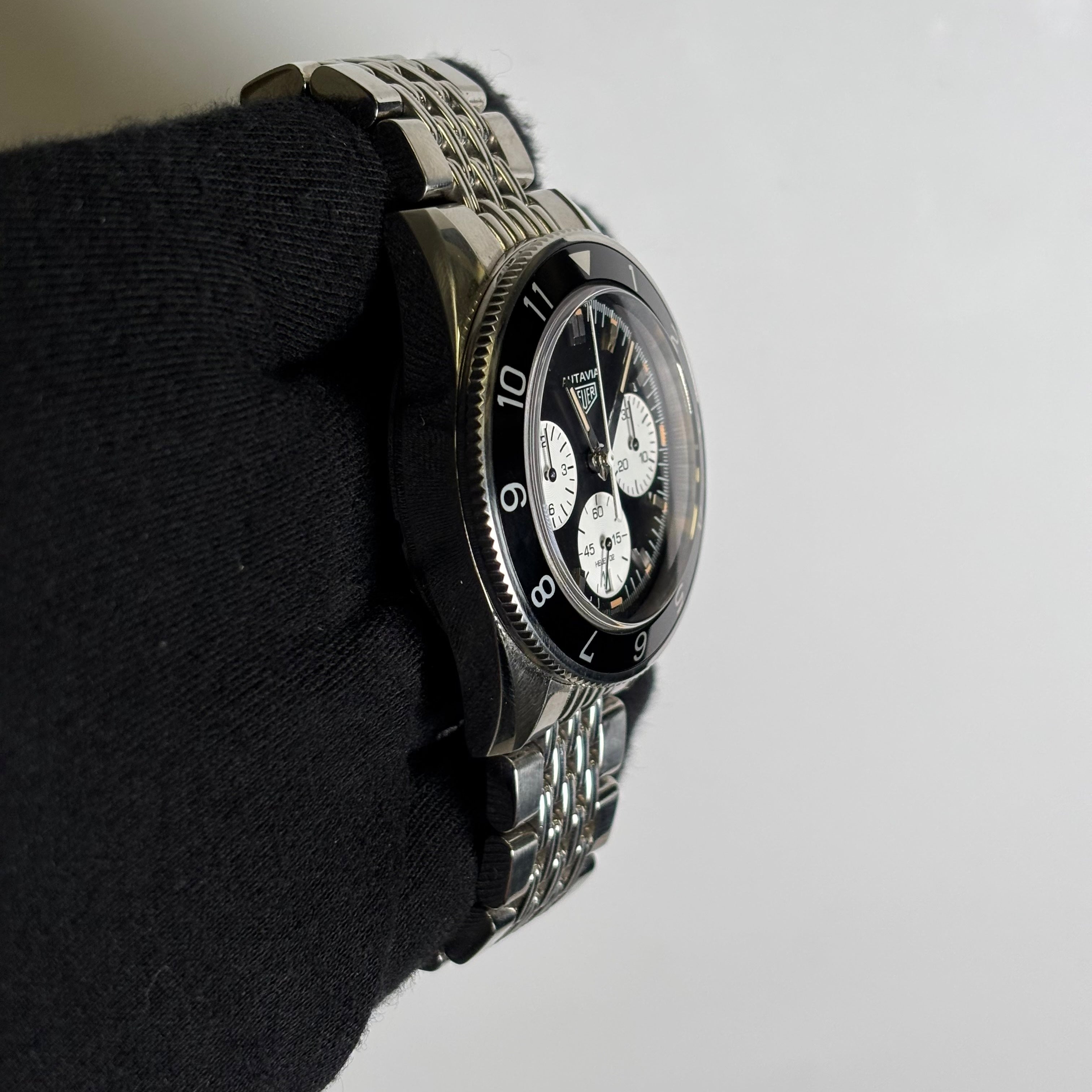 Tag Heuer Autavia 42mm Black Dial Watch Ref# CBE2110 - Happy Jewelers Fine Jewelry Lifetime Warranty
