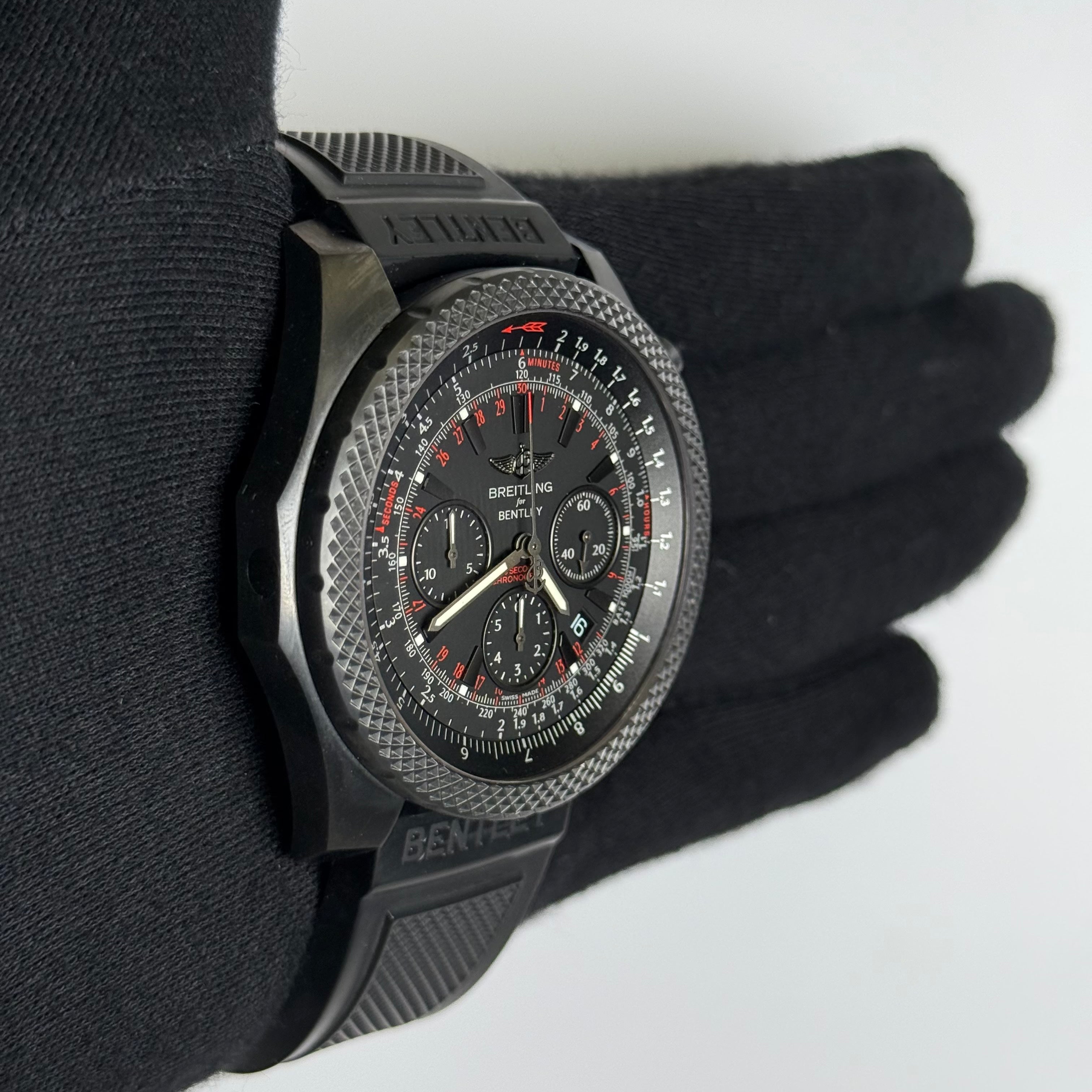 Breitling Bentley 49mm Black Dial Watch Ref# V25367 - Happy Jewelers Fine Jewelry Lifetime Warranty