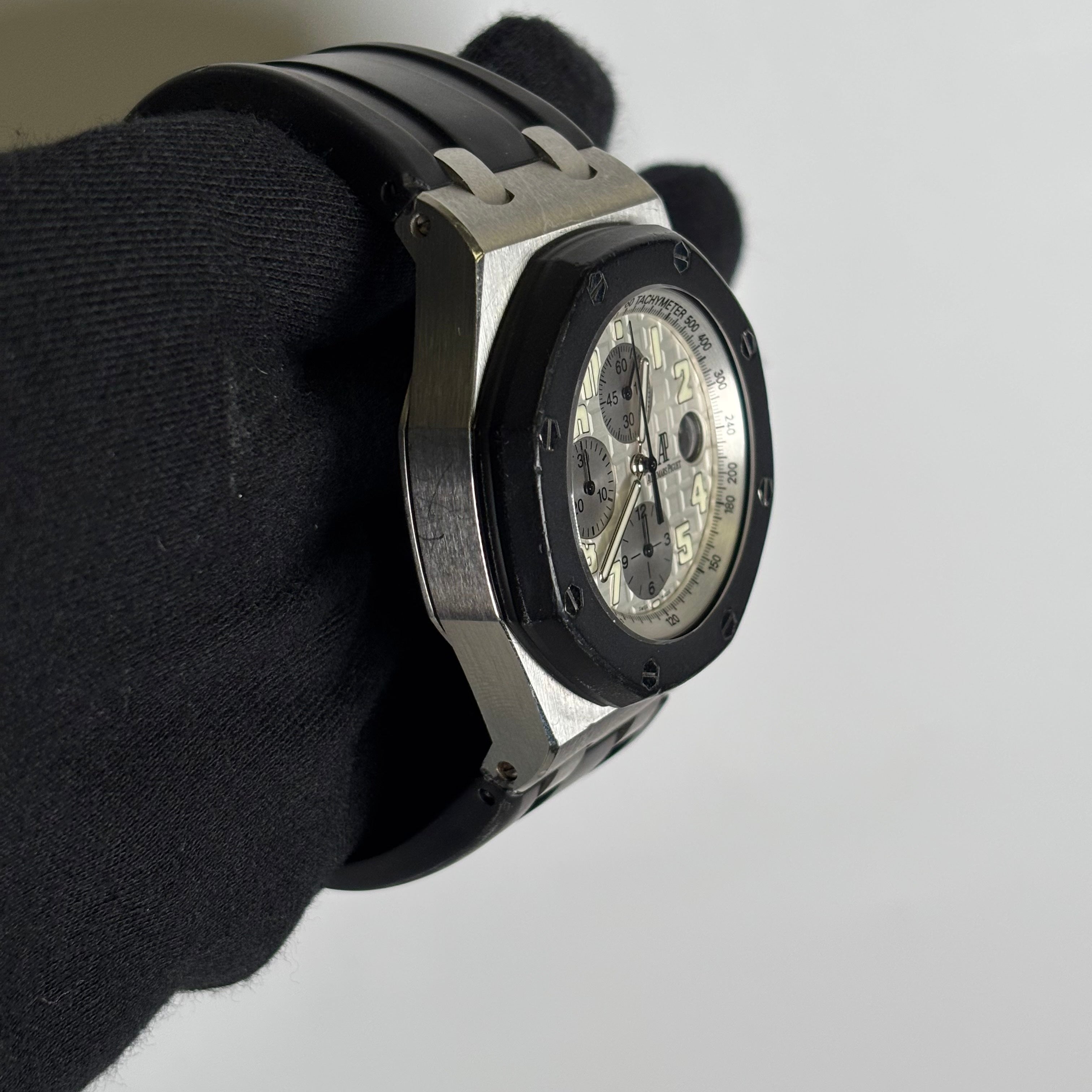 Audemars Piguet Royal Oak 42mm White Dial Watch Ref# 25940SK.OO.D002CA.02 - Happy Jewelers Fine Jewelry Lifetime Warranty