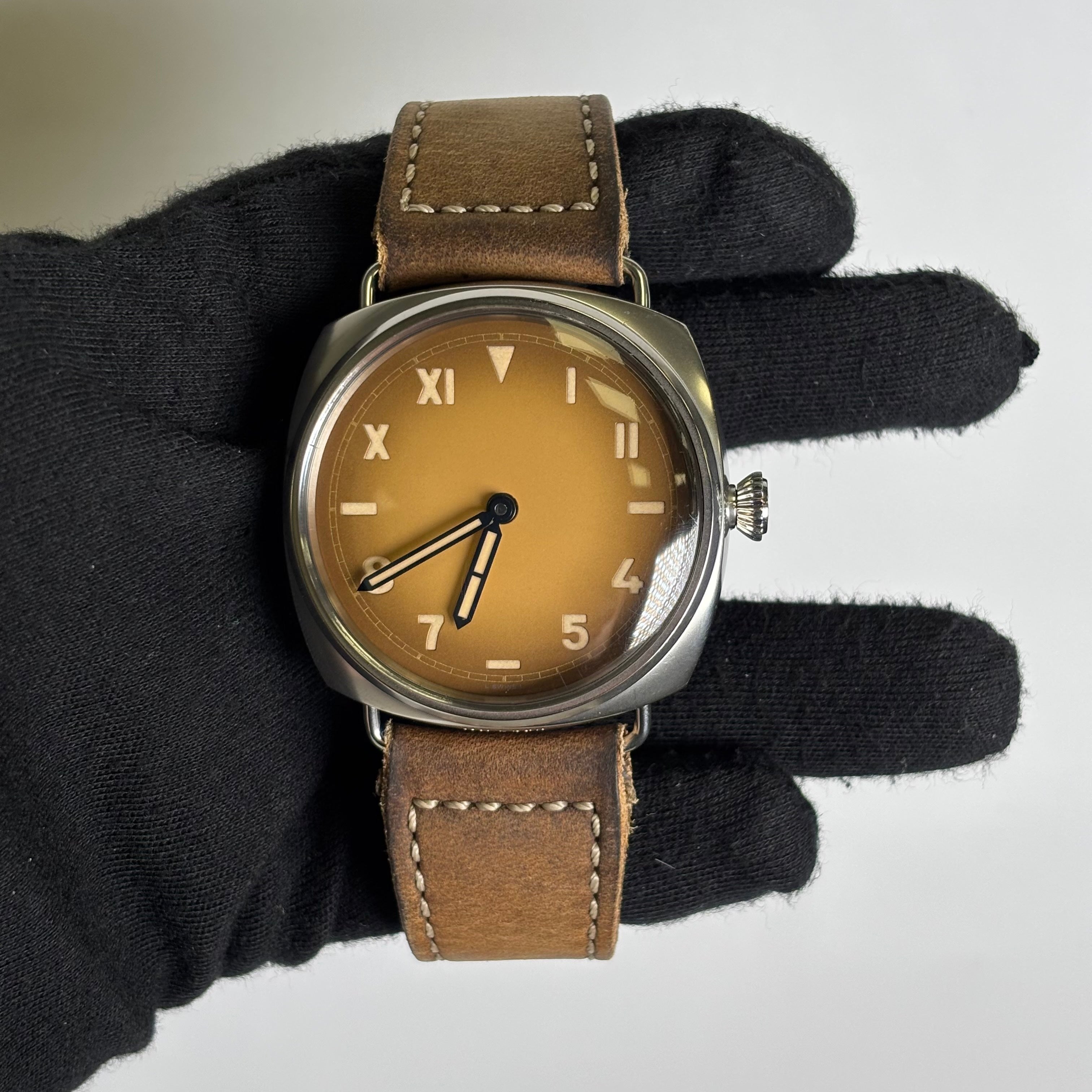 Panerai Radiomir 47mm Brown Dial Watch Ref# PAM00931 - Happy Jewelers Fine Jewelry Lifetime Warranty