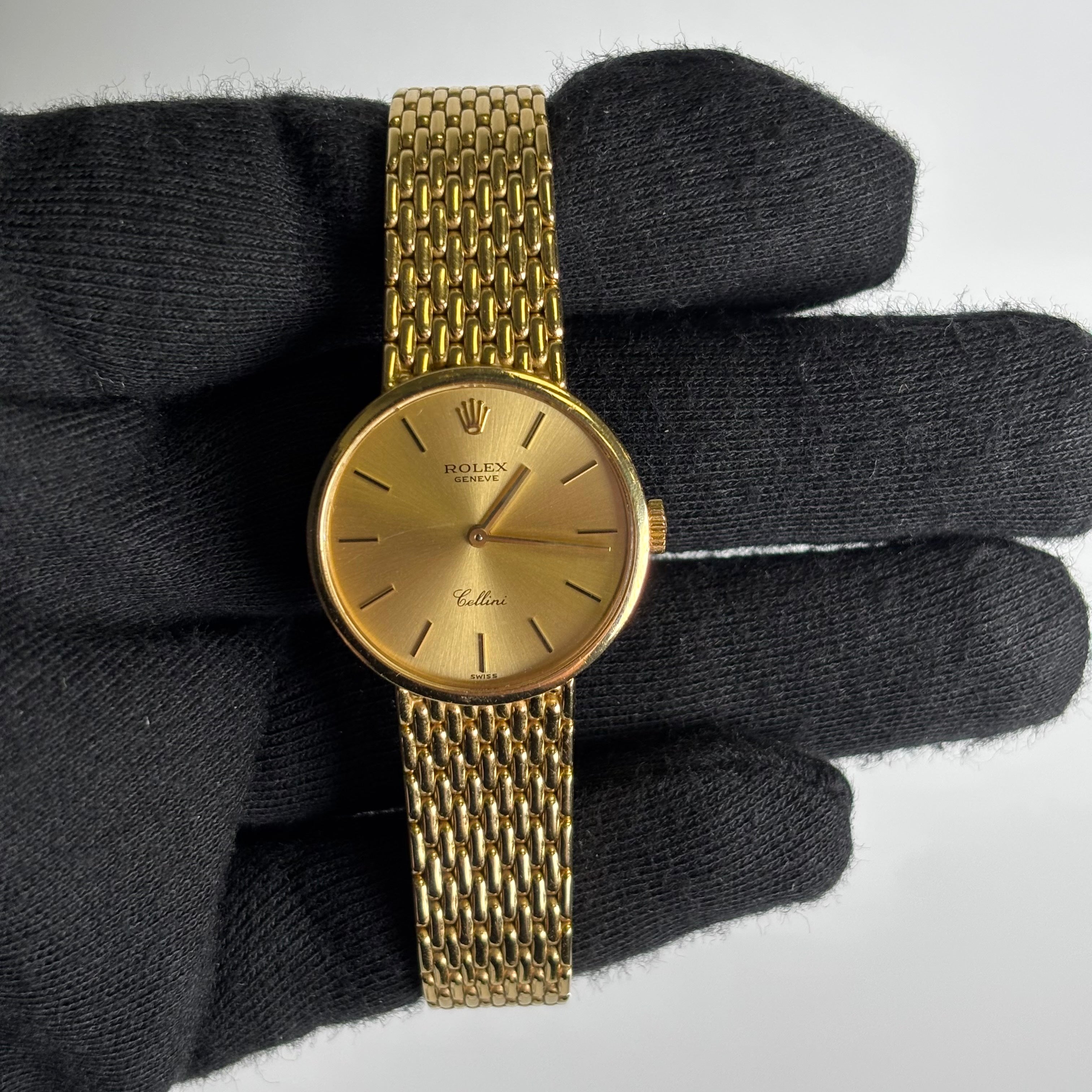 Rolex Cellini 26mm Champagne Dial Watch Ref# 5041 - Happy Jewelers Fine Jewelry Lifetime Warranty