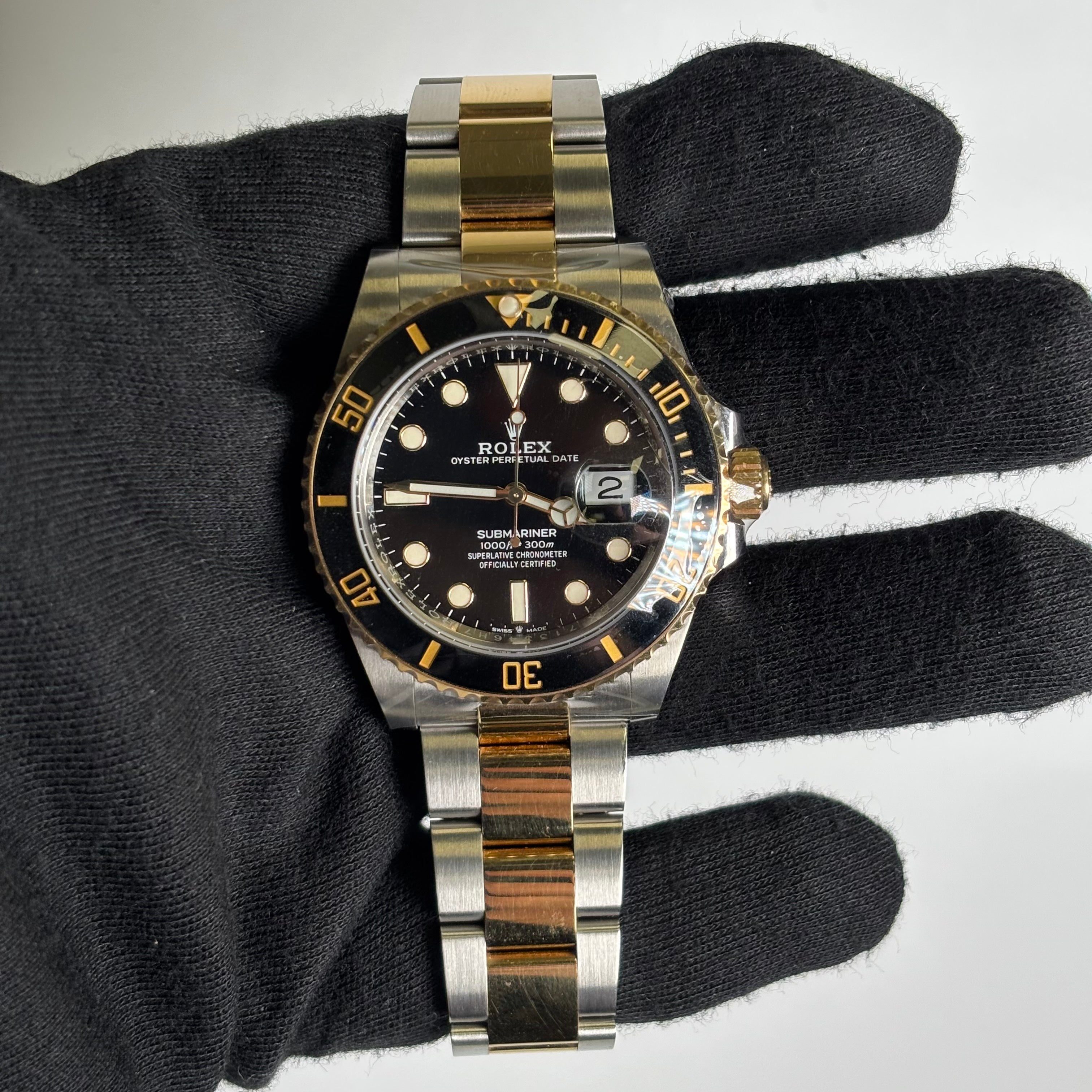 Rolex Submariner 41mm Black Dial Watch Ref# 126613LN - Happy Jewelers Fine Jewelry Lifetime Warranty