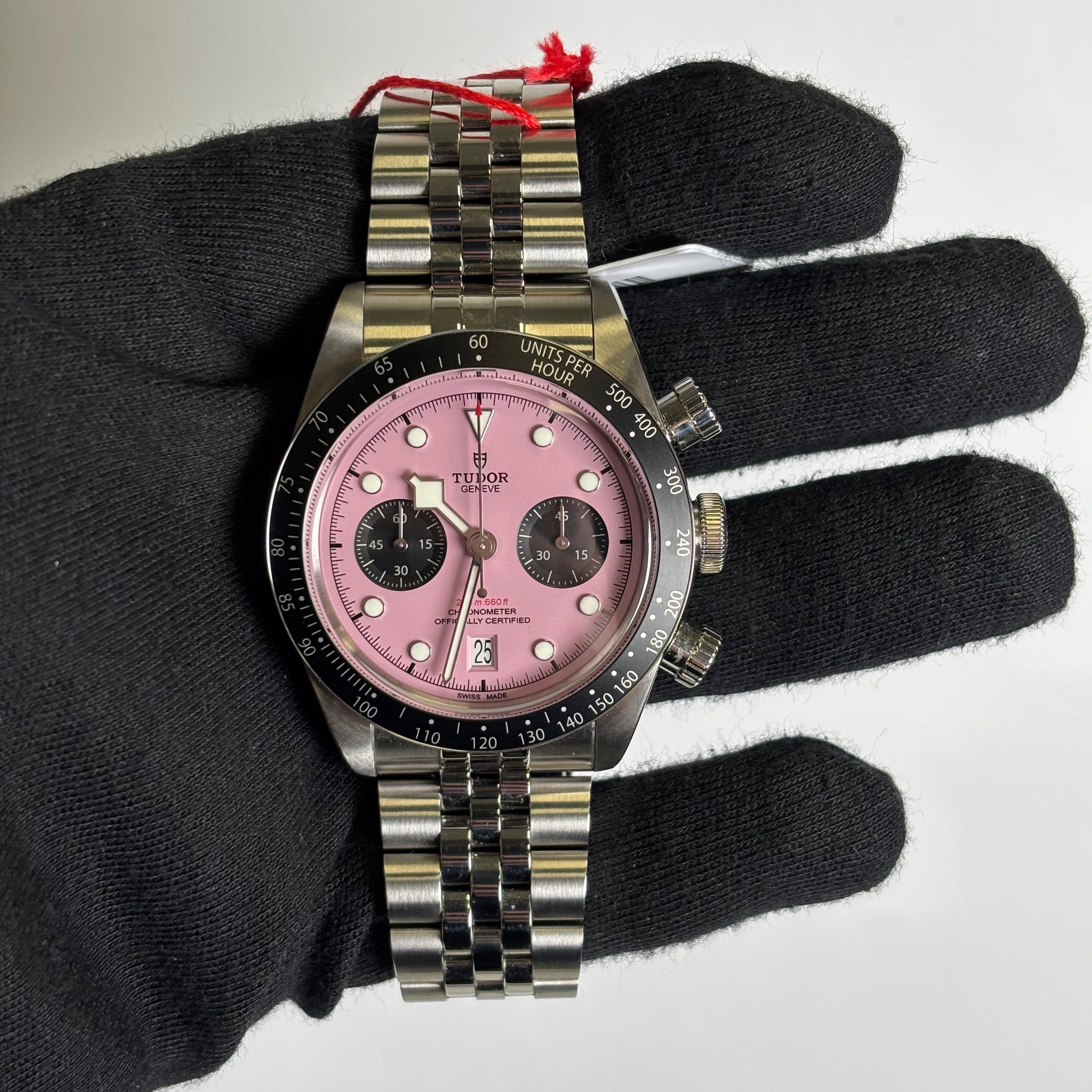Tudor Black Bay 41mm Pink Dial Watch Ref# 79360N - Happy Jewelers Fine Jewelry Lifetime Warranty