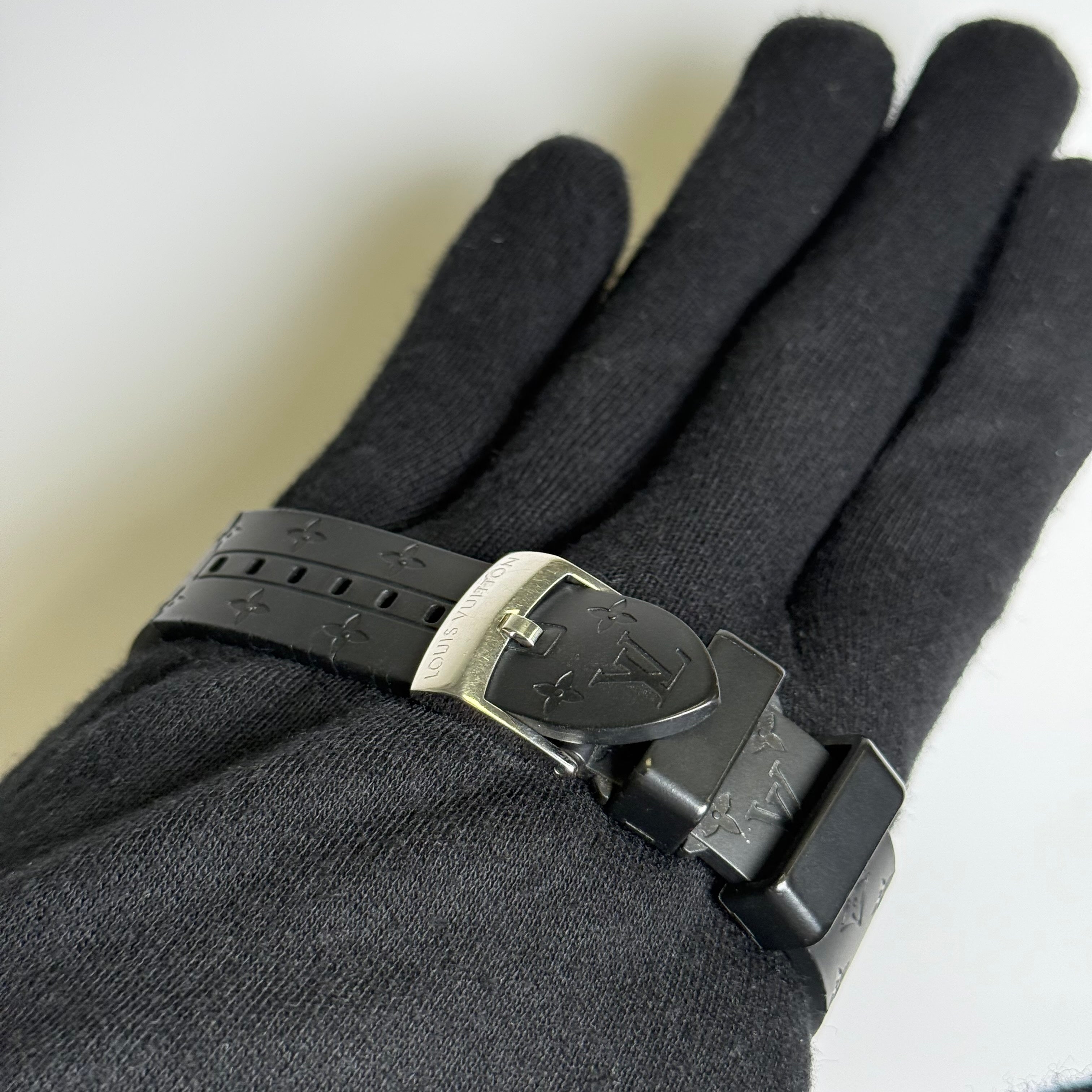 Louis Vuitton Cup 34mm Black Dial Watch Ref# Q132G - Happy Jewelers Fine Jewelry Lifetime Warranty
