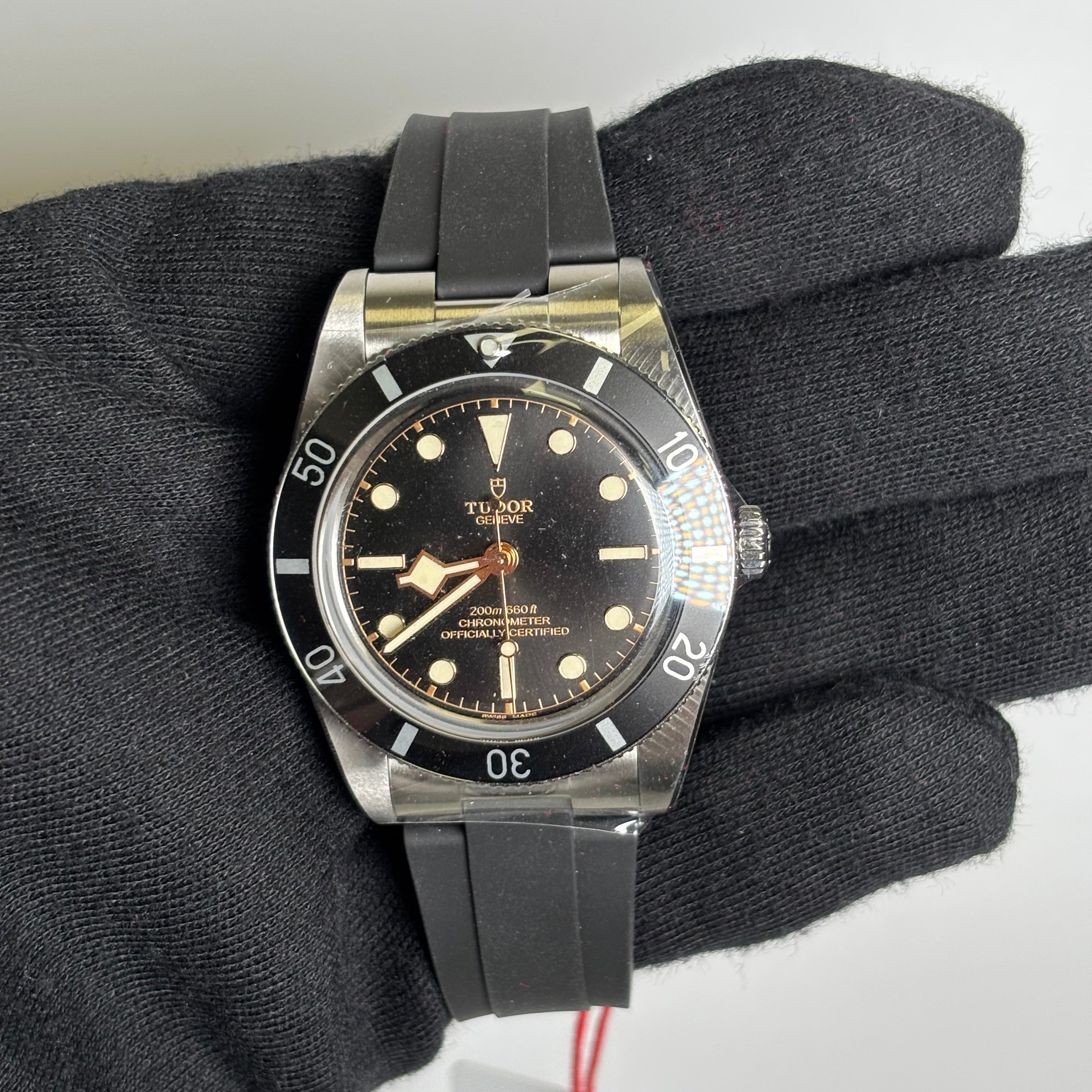 Tudor Black Bay 37mm Black Dial Watch Ref# 79000N - Happy Jewelers Fine Jewelry Lifetime Warranty