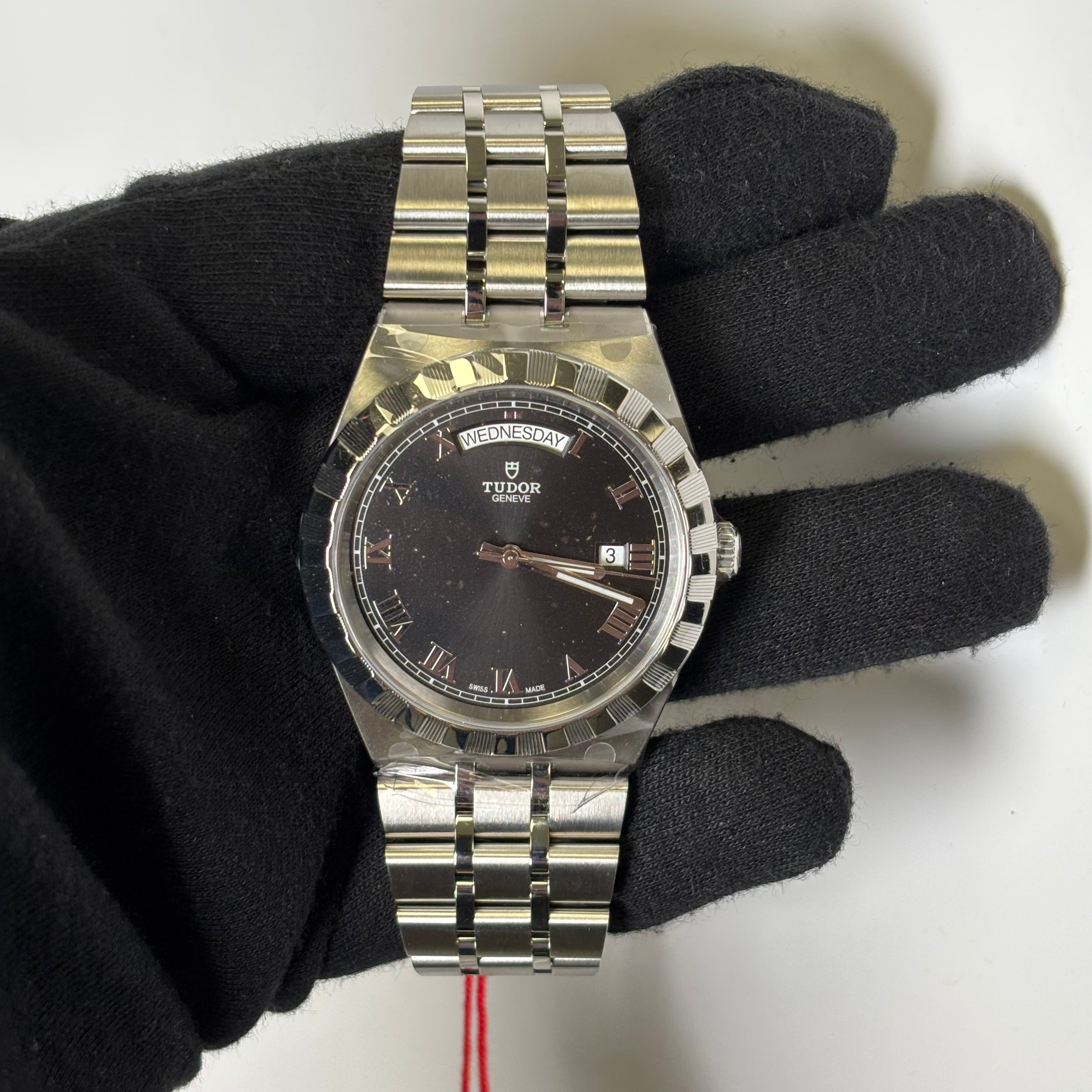 Tudor Royal 41mm Black Dial Watch Ref# 28600 - Happy Jewelers Fine Jewelry Lifetime Warranty