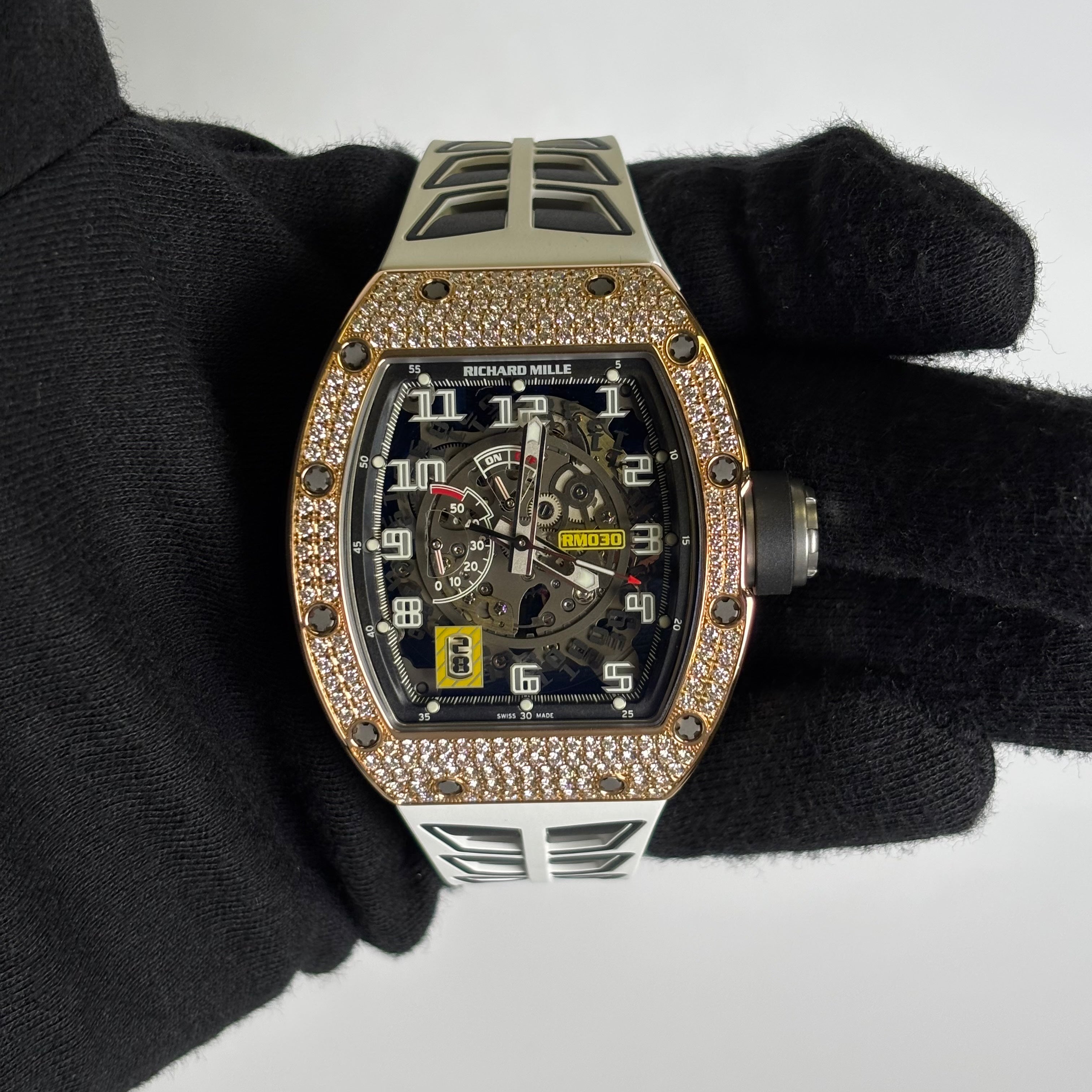 Richard Mille RM030 42mm Openwork Dial Watch Ref# RM030 - Happy Jewelers Fine Jewelry Lifetime Warranty