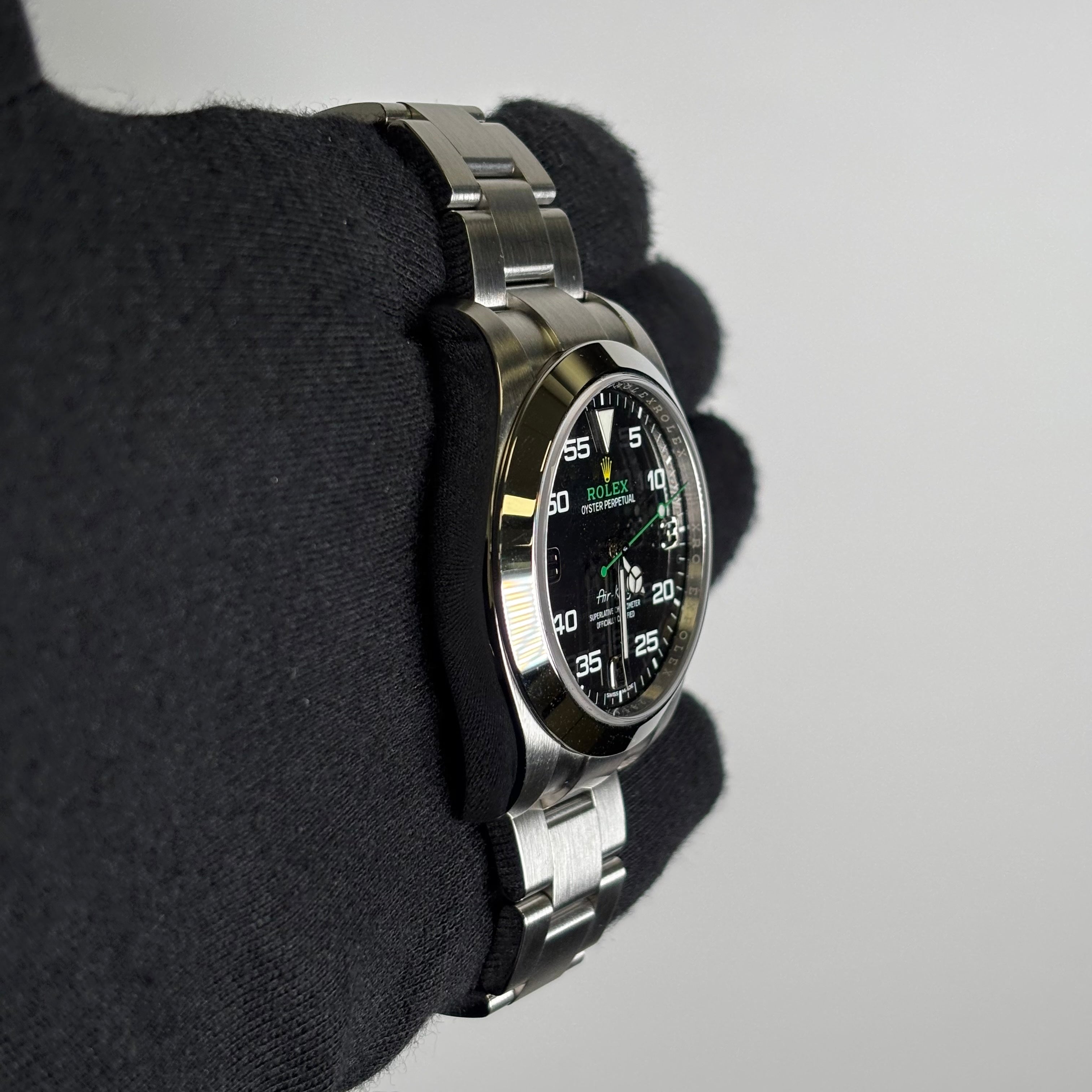 Rolex Air-King 40mm Black Dial Watch Ref# 116900 - Happy Jewelers Fine Jewelry Lifetime Warranty