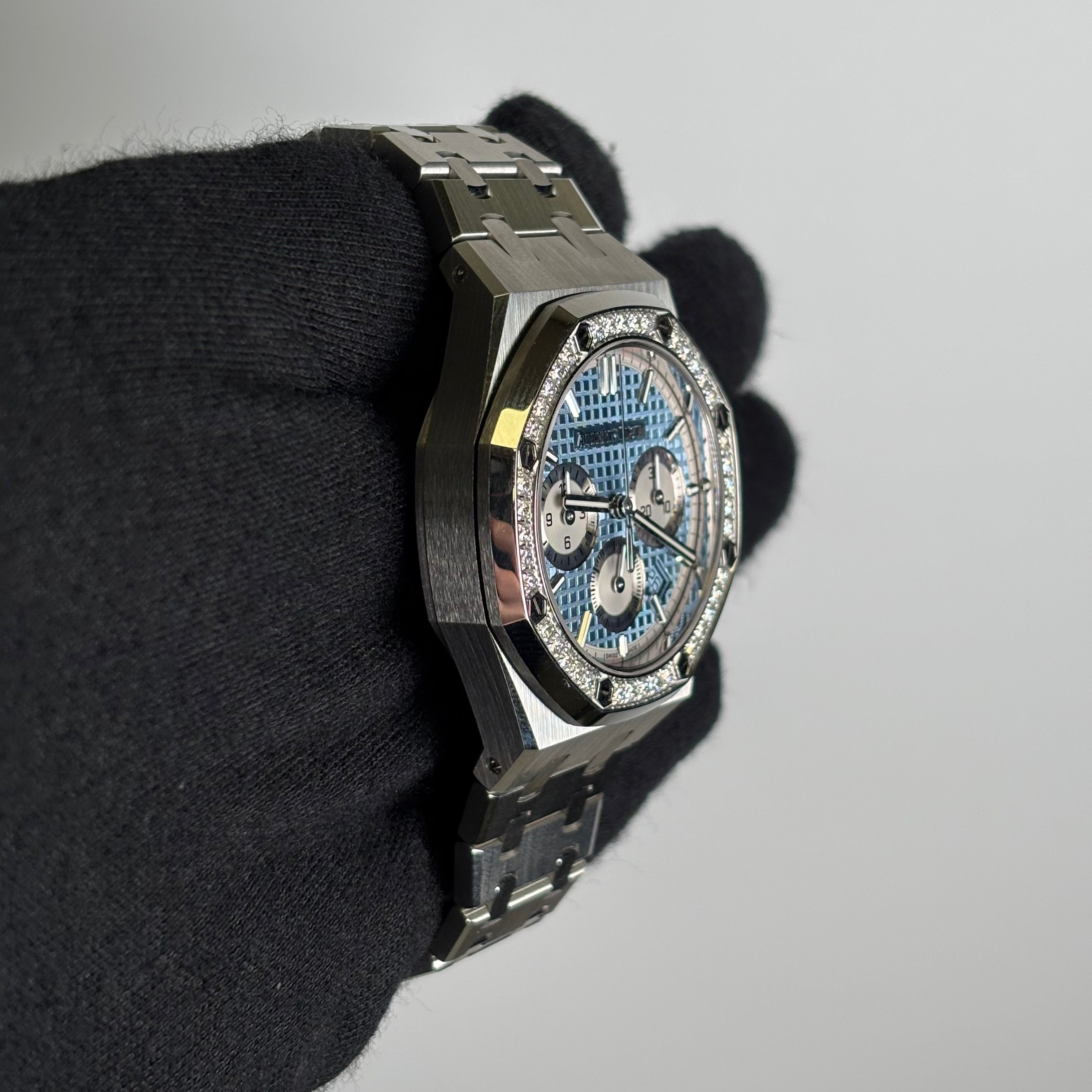 Audemars Piguet Royal Oak Blue Dial Watch Ref# 26715ST.ZZ.1356ST.01 - Happy Jewelers Fine Jewelry Lifetime Warranty