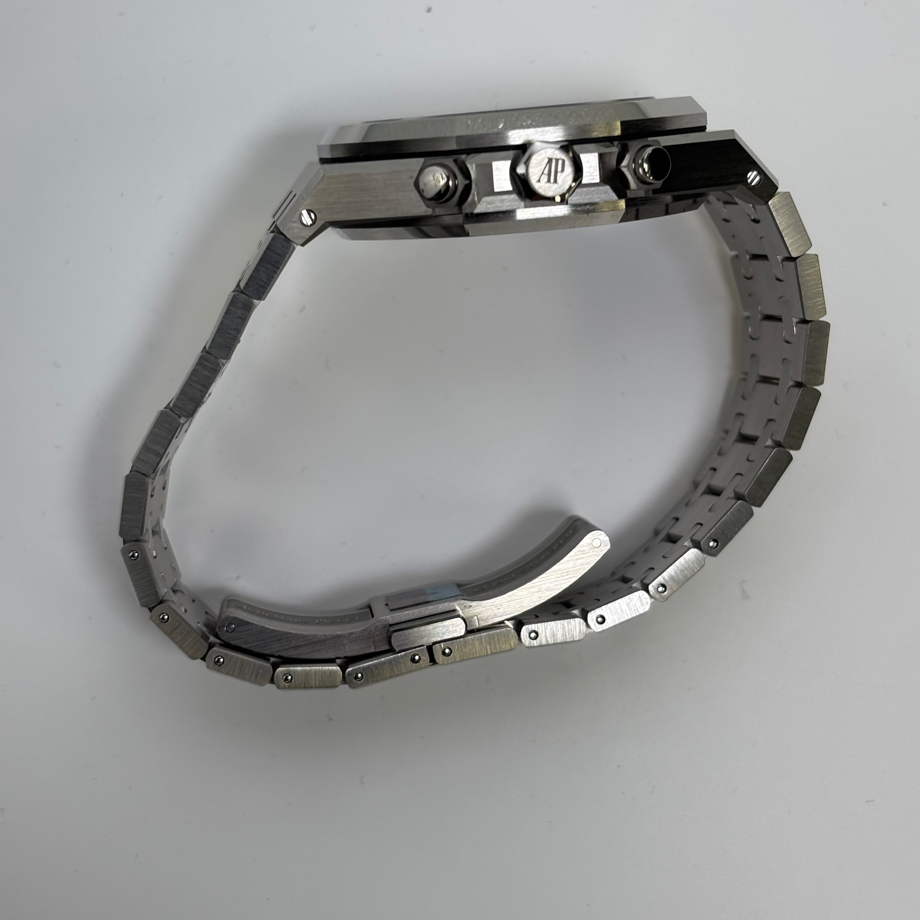 Audemars Piguet Royal Oak Blue Dial Watch Ref# 26715ST.ZZ.1356ST.01 - Happy Jewelers Fine Jewelry Lifetime Warranty