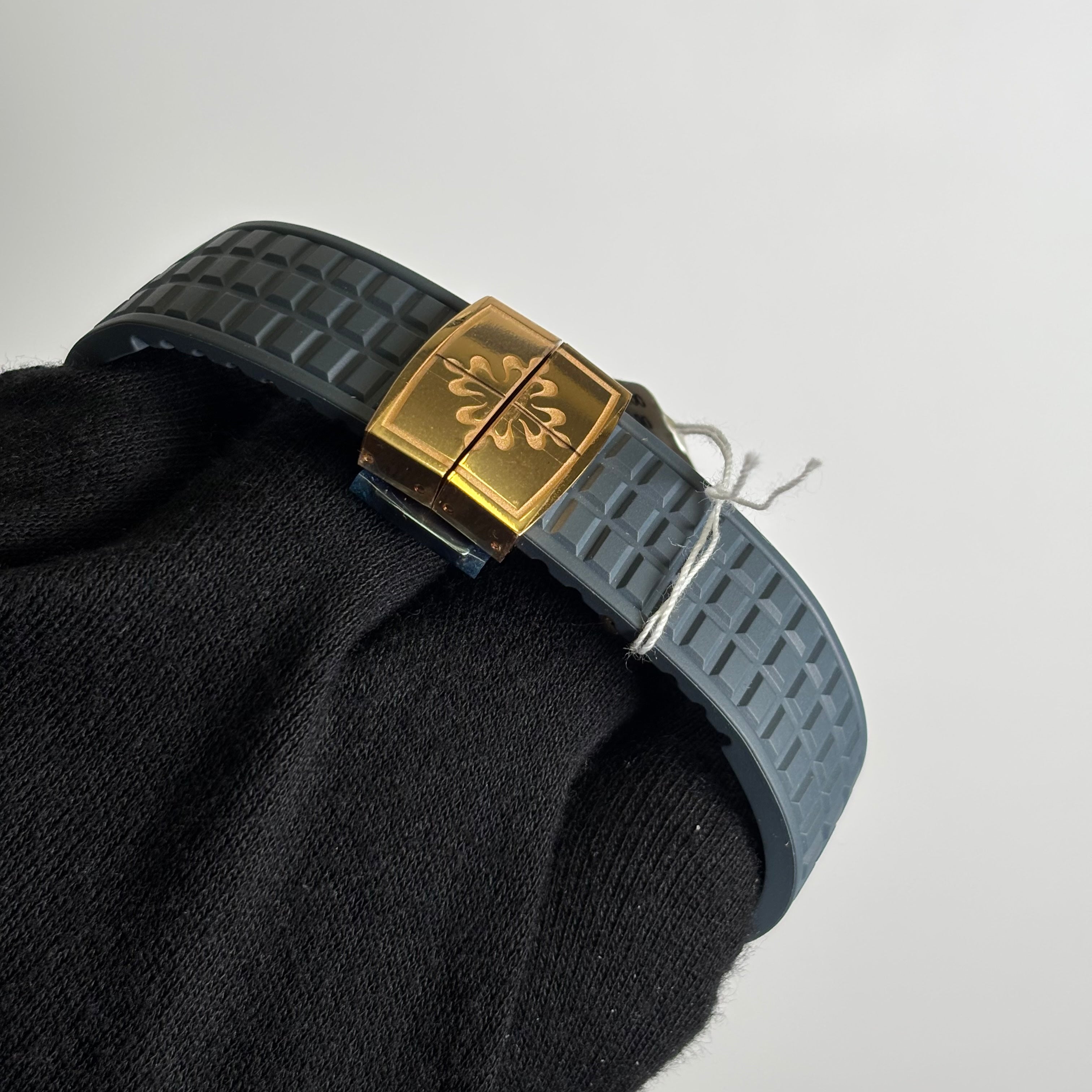 Patek Philippe Aquanuat 38.8mm Blue Dial Watch Ref# 5269R-001 - Happy Jewelers Fine Jewelry Lifetime Warranty