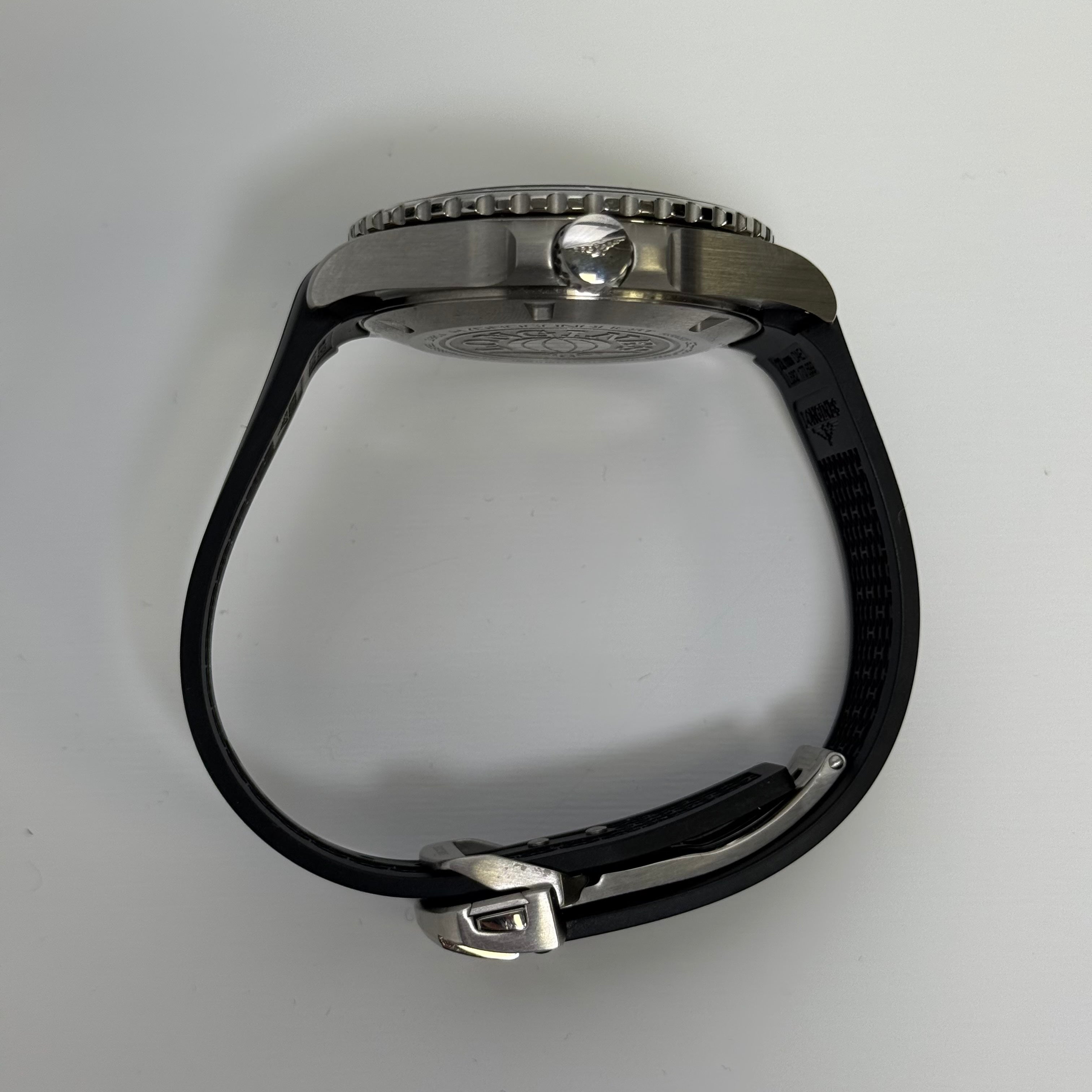 Longines Hydroconquest GMT 43mm Black Dial Watch Ref# L3.890.4.56.9 - Happy Jewelers Fine Jewelry Lifetime Warranty