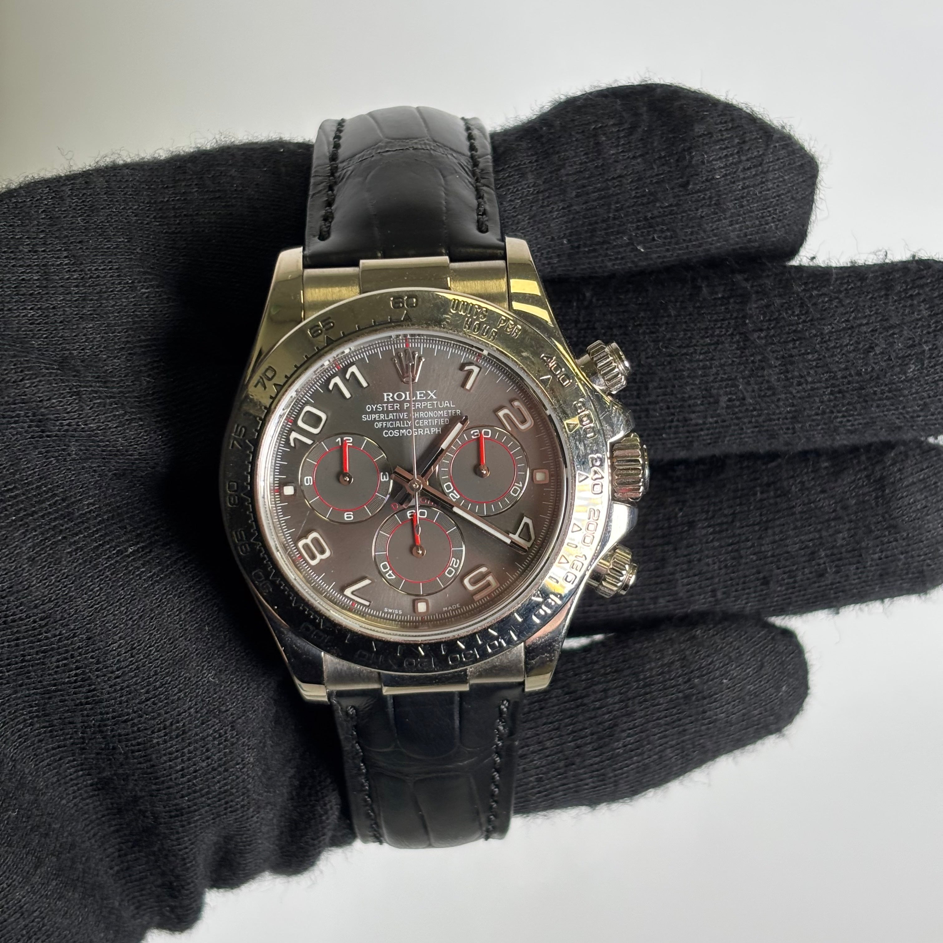 Rolex Daytona 40mm Grey Dial Watch Ref# 116519 - Happy Jewelers Fine Jewelry Lifetime Warranty