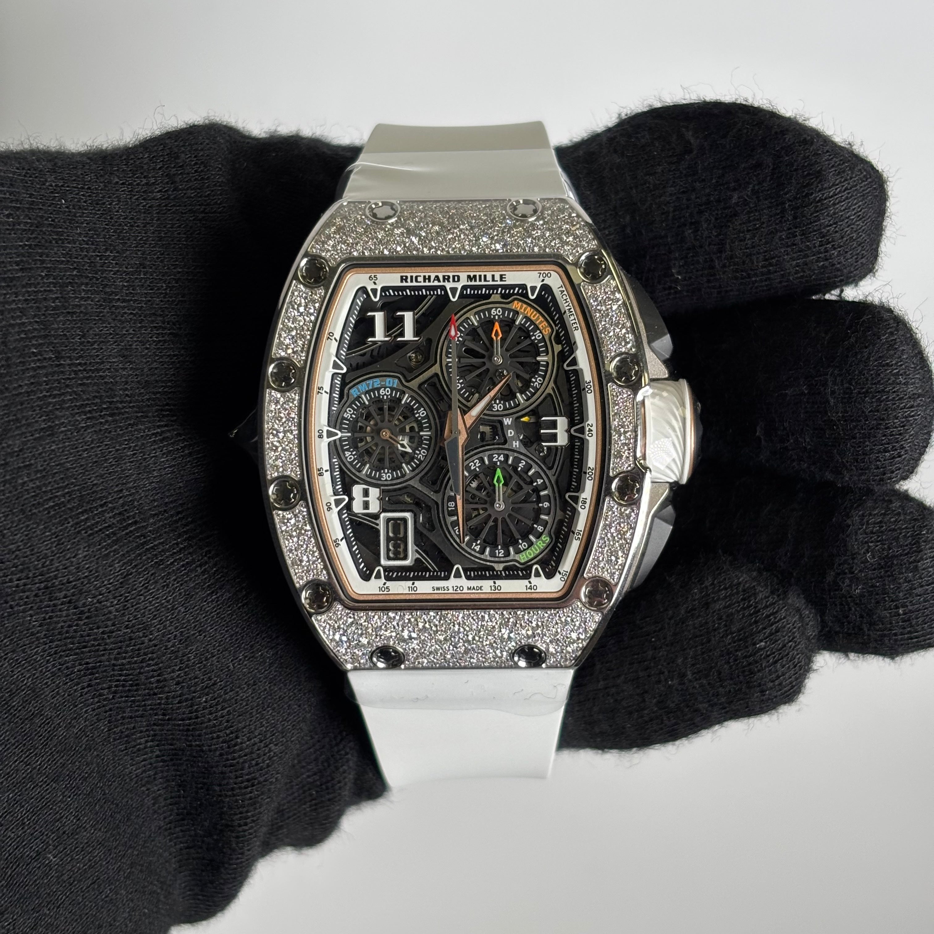 Richard Mille RM72-01 40mm Openwork Dial Watch Ref# RM72-01 - Happy Jewelers Fine Jewelry Lifetime Warranty