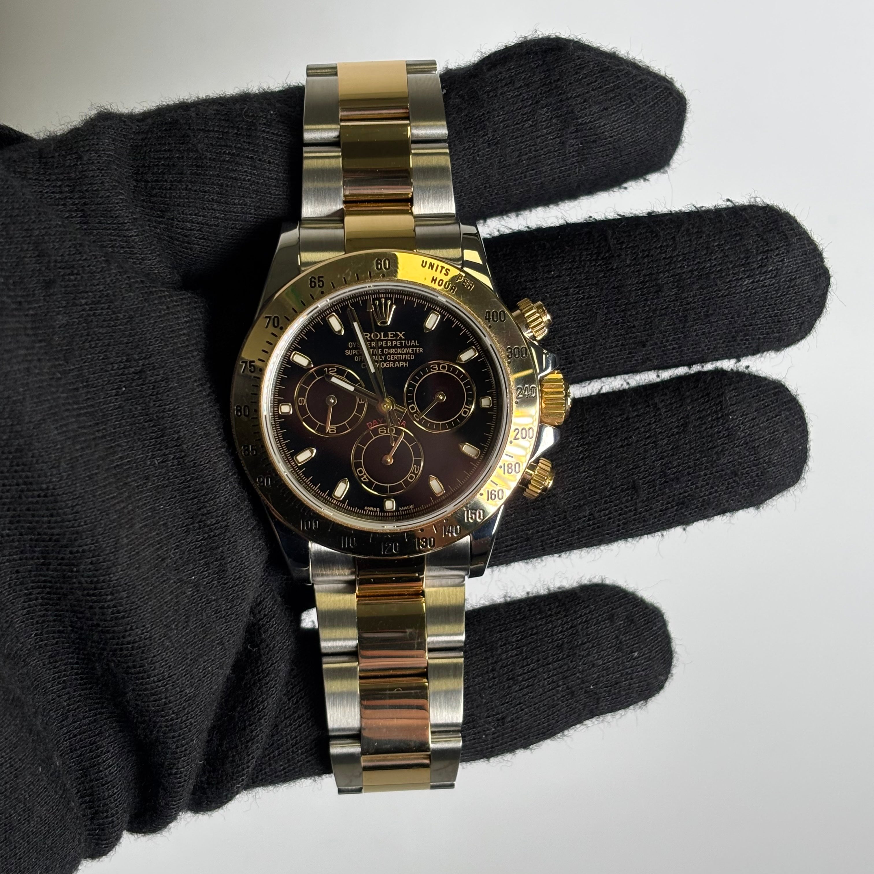 Rolex Daytona 40mm Black Dial Watch Ref# 116523 - Happy Jewelers Fine Jewelry Lifetime Warranty