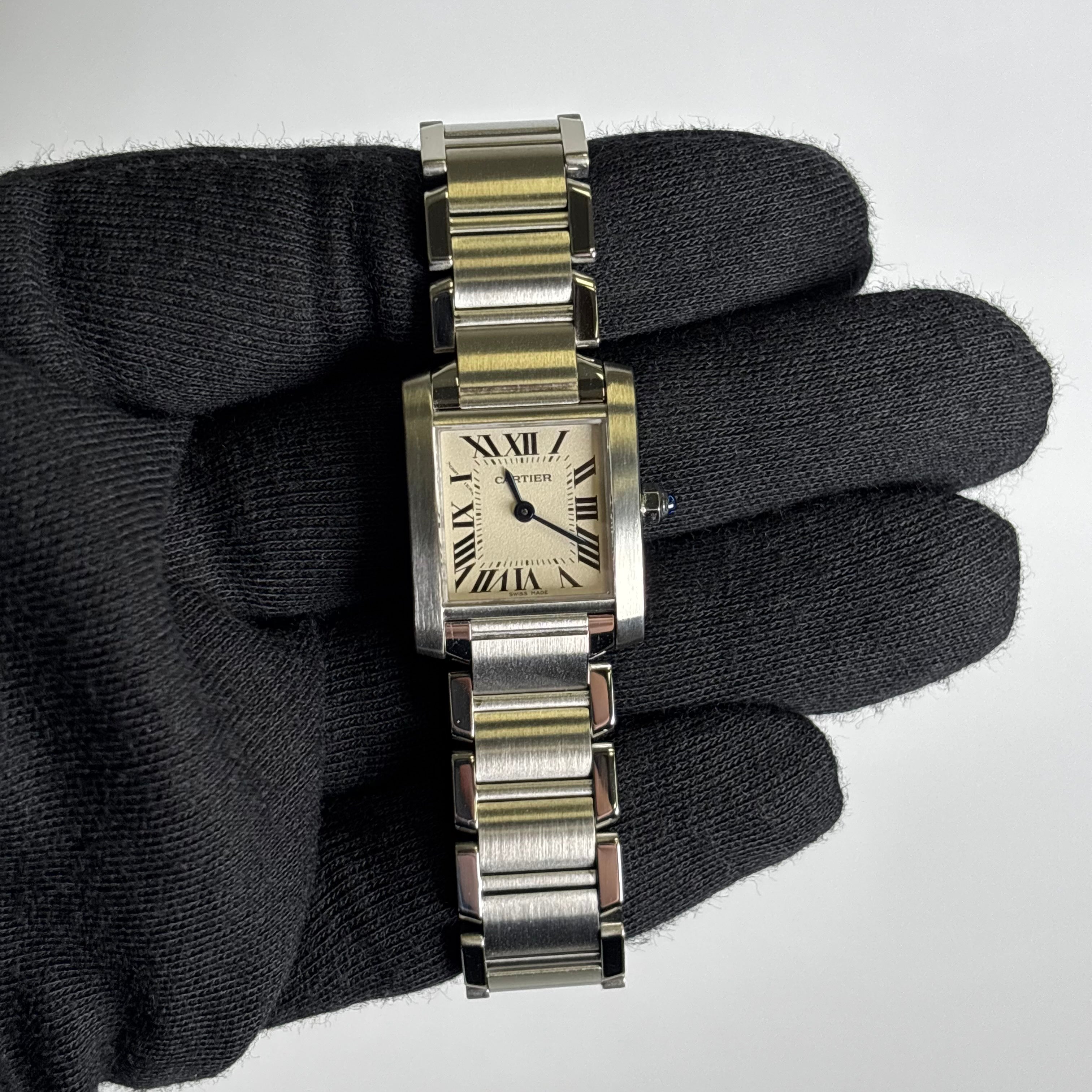 Cartier Tank 20mm Ivory Dial Watch Ref# W51008Q3 - Happy Jewelers Fine Jewelry Lifetime Warranty