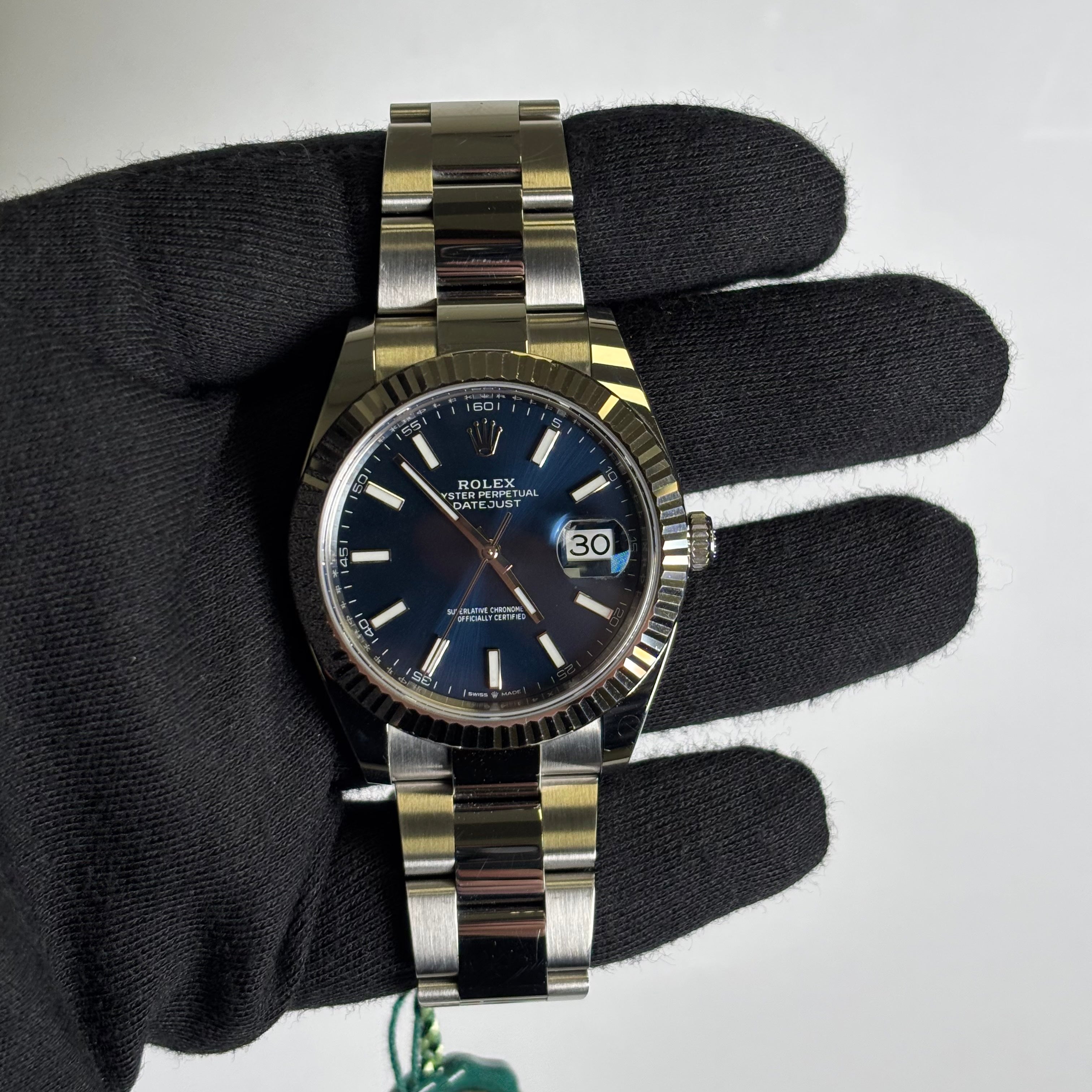 Rolex Datejust 41mm Blue Dial Watch Ref# 126334 - Happy Jewelers Fine Jewelry Lifetime Warranty