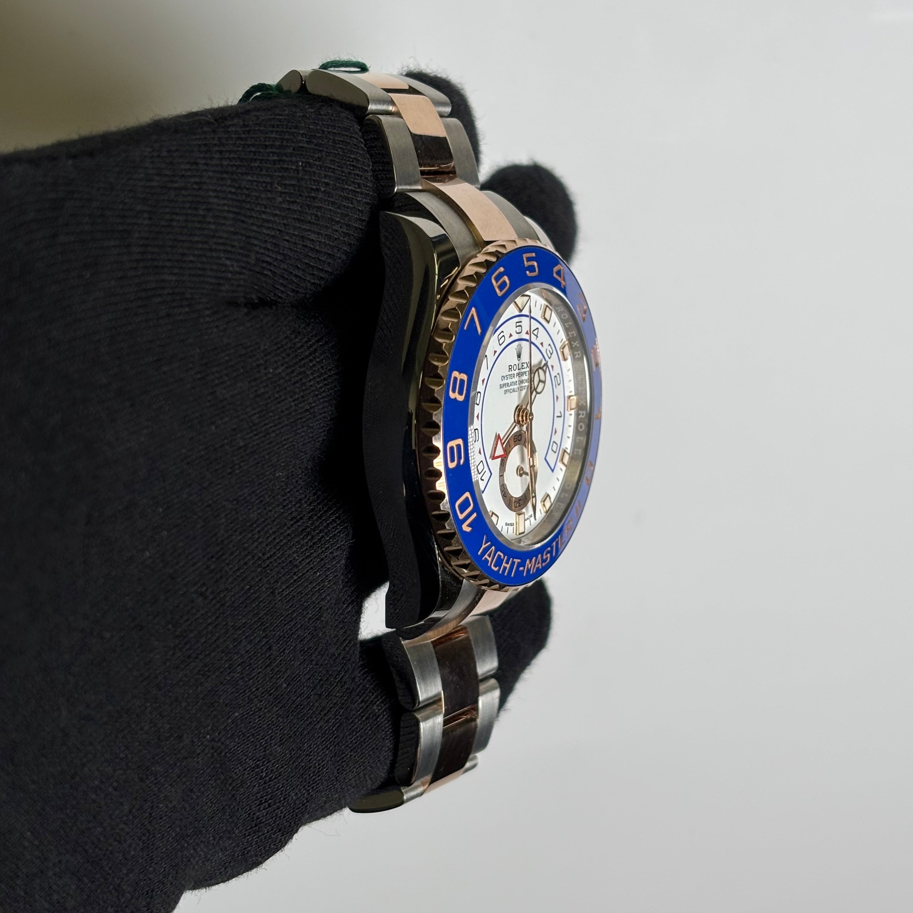 Rolex Yacht-Master II 44mm White Dial Watch Ref# 116681 - Happy Jewelers Fine Jewelry Lifetime Warranty