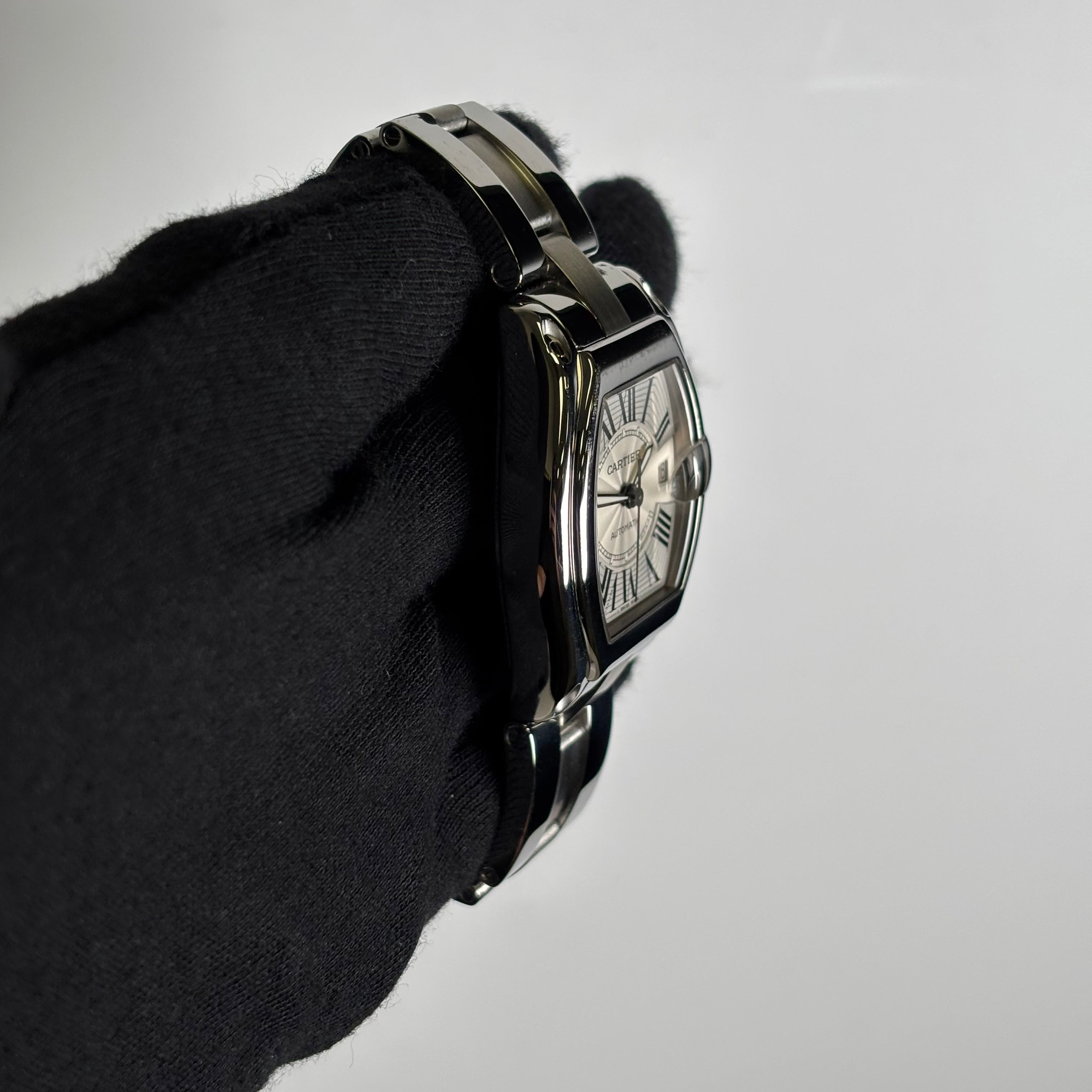 Cartier Roadster 35mm Silver Dial Watch Ref# W62025V3 - Happy Jewelers Fine Jewelry Lifetime Warranty
