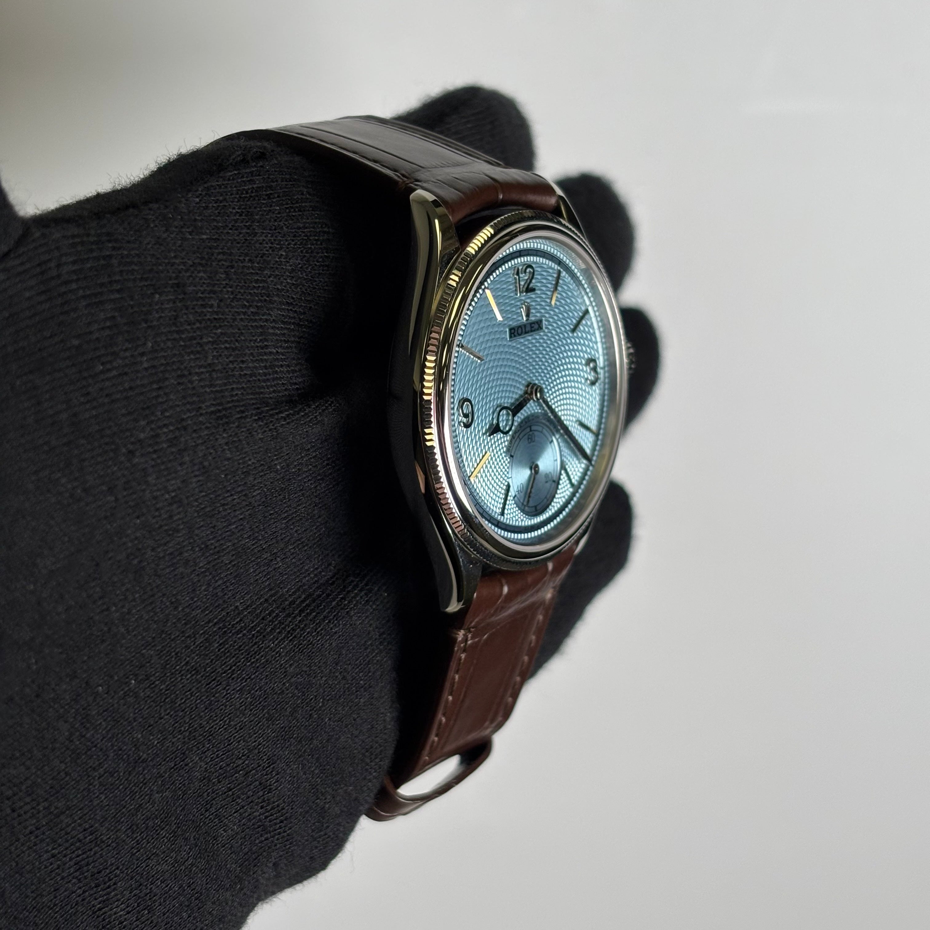 Rolex 1908 39mm Blue Dial Watch Ref# 52506 - Happy Jewelers Fine Jewelry Lifetime Warranty