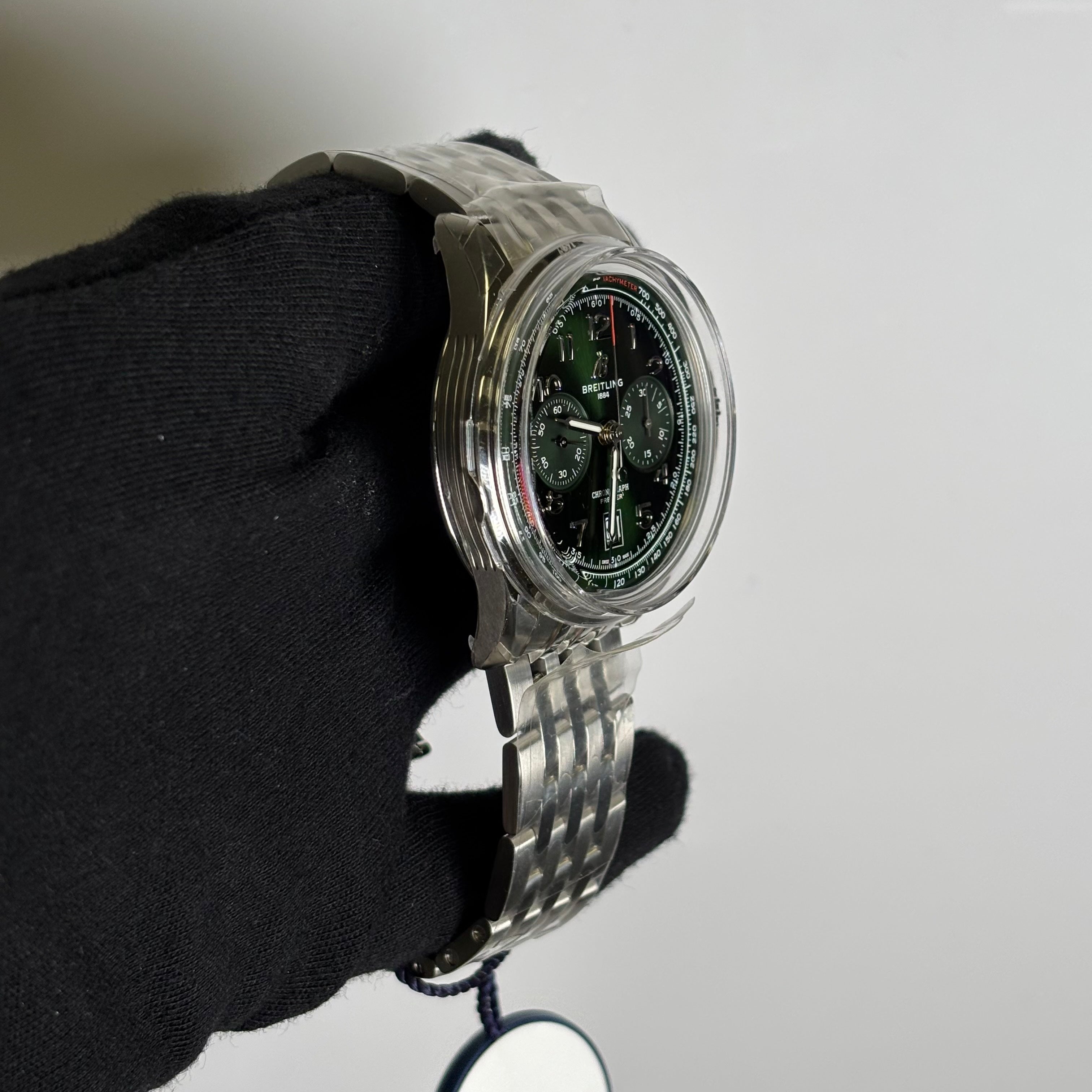 Breitling Premier 42mm Green Dial Ref# AB0145 - Happy Jewelers Fine Jewelry Lifetime Warranty