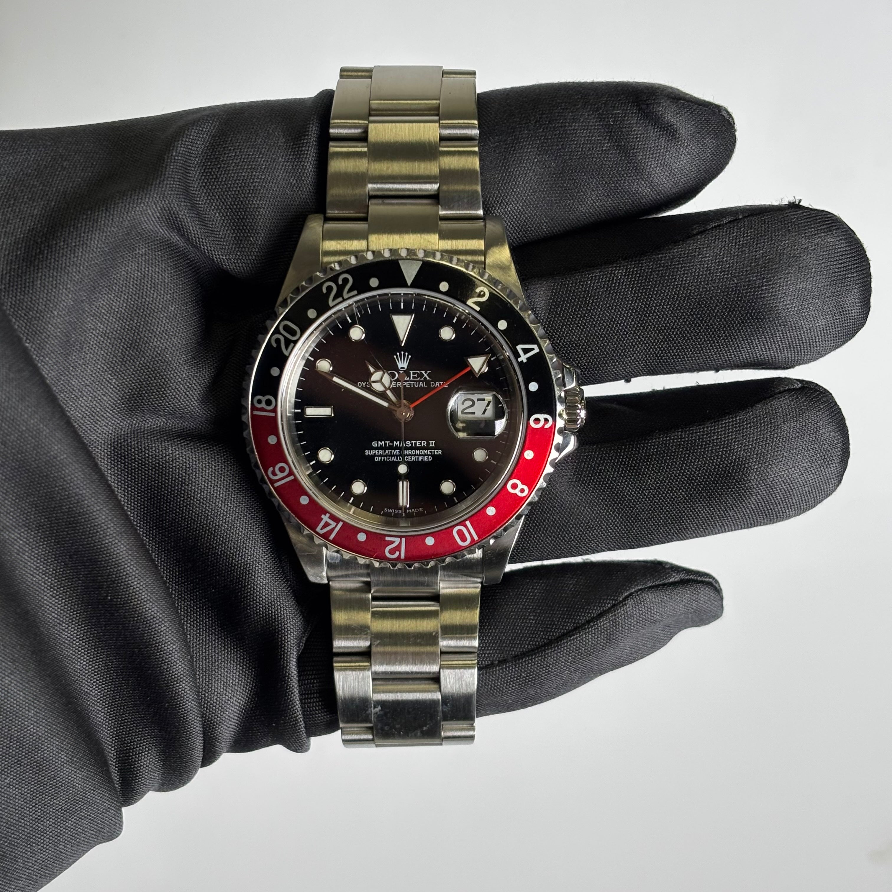 Rolex GMT-Master II 40mm Black Dial Watch Ref# 16710 - Happy Jewelers Fine Jewelry Lifetime Warranty